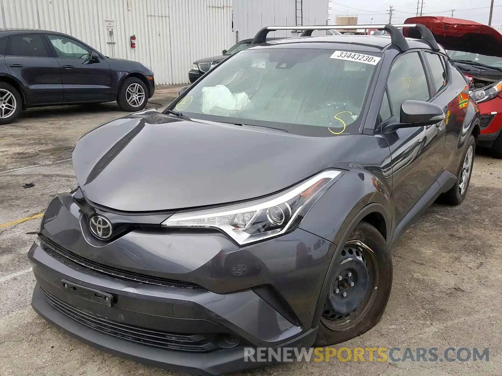 2 Photograph of a damaged car JTNKHMBX0K1019336 TOYOTA C-HR 2019