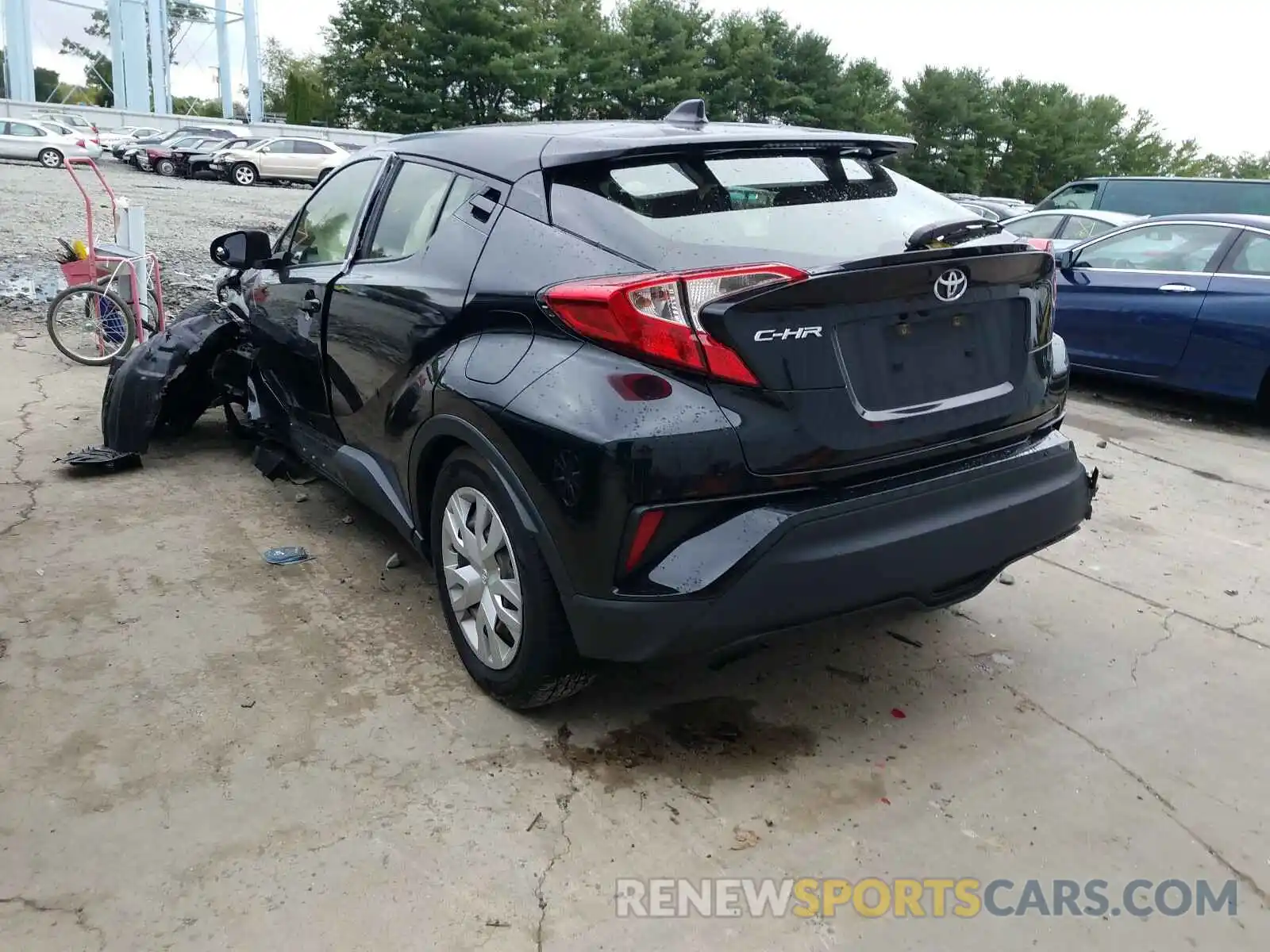 3 Photograph of a damaged car JTNKHMBX0K1019370 TOYOTA C-HR 2019