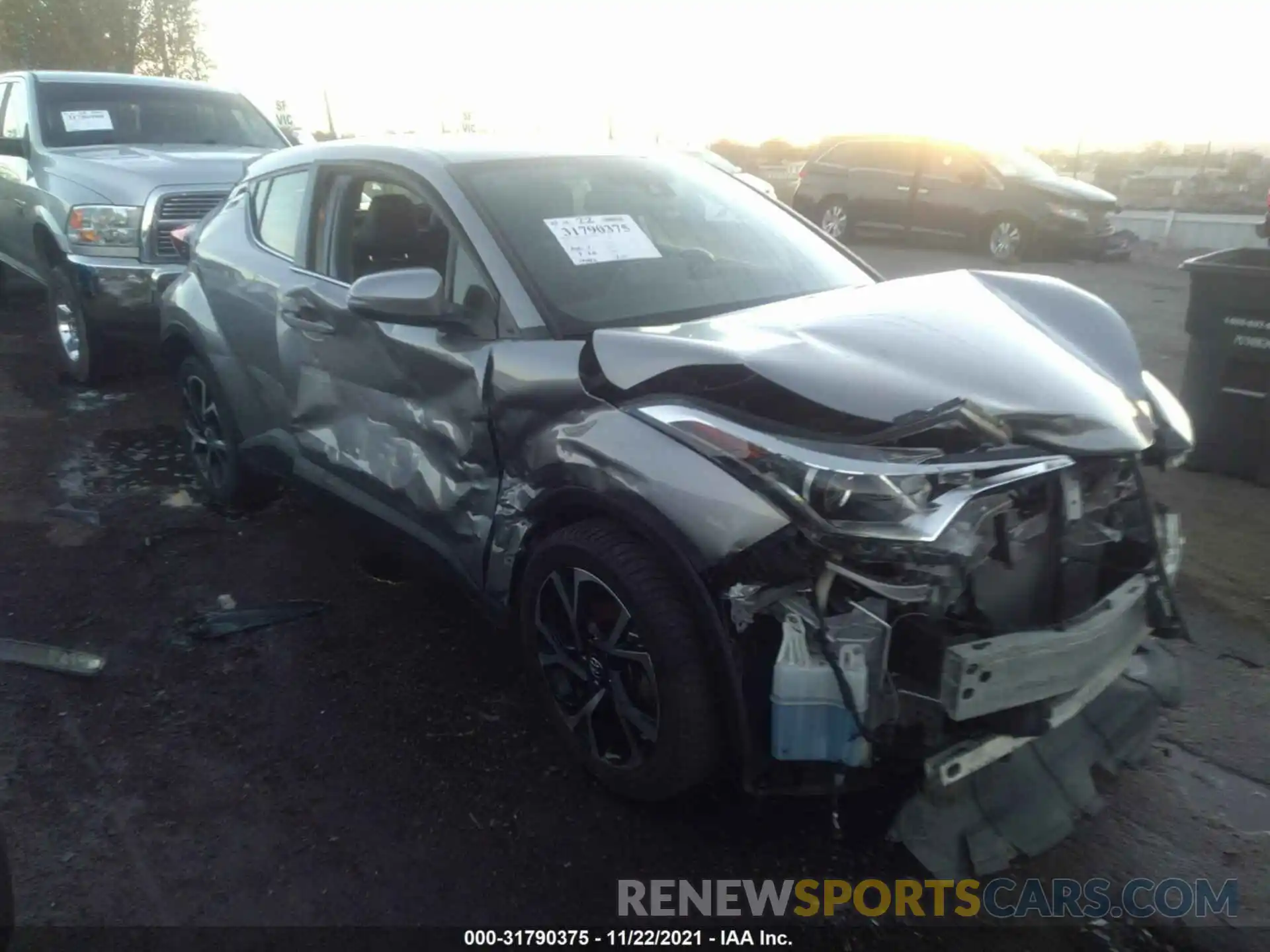 1 Photograph of a damaged car JTNKHMBX0K1020177 TOYOTA C-HR 2019