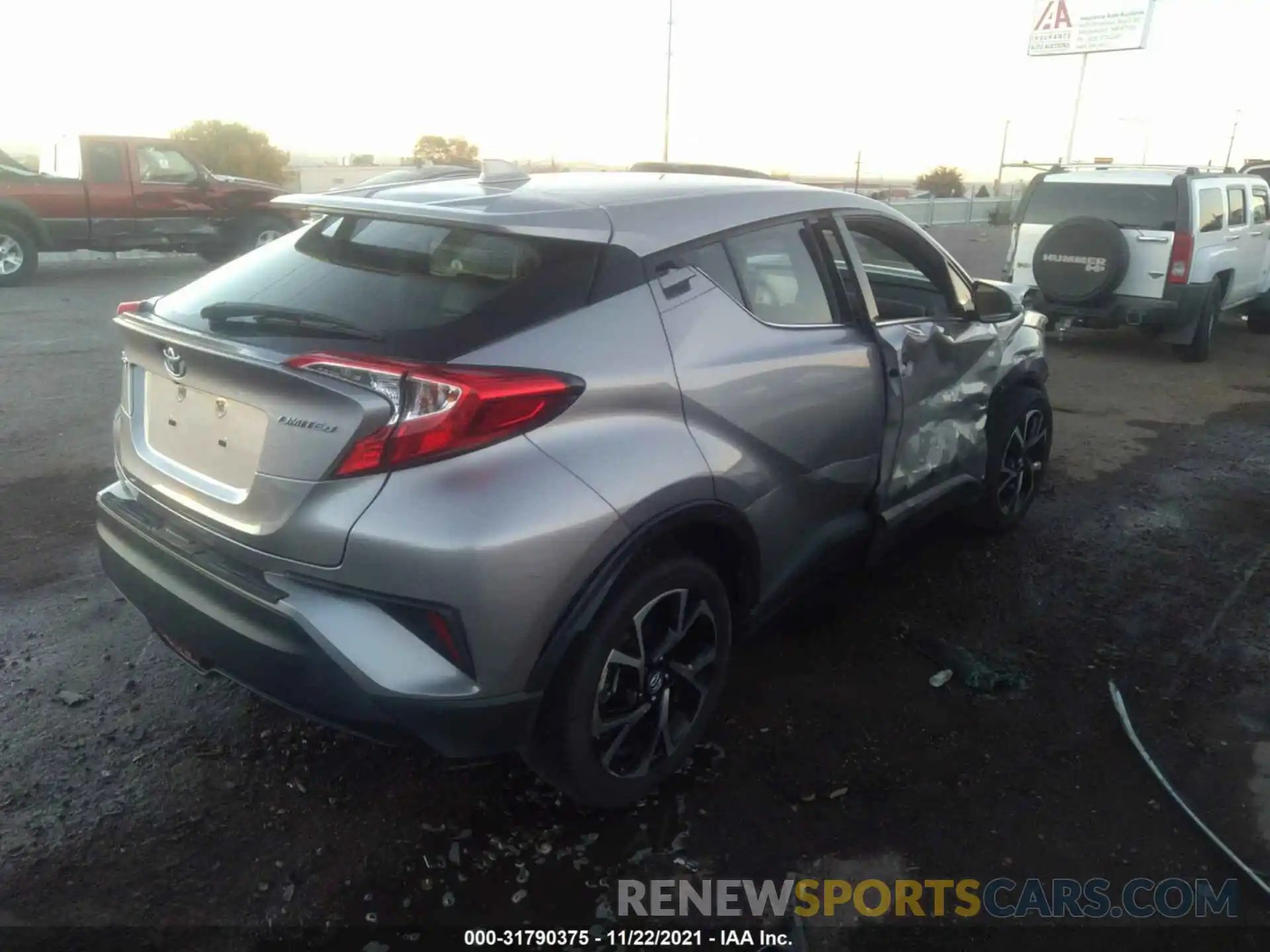 4 Photograph of a damaged car JTNKHMBX0K1020177 TOYOTA C-HR 2019