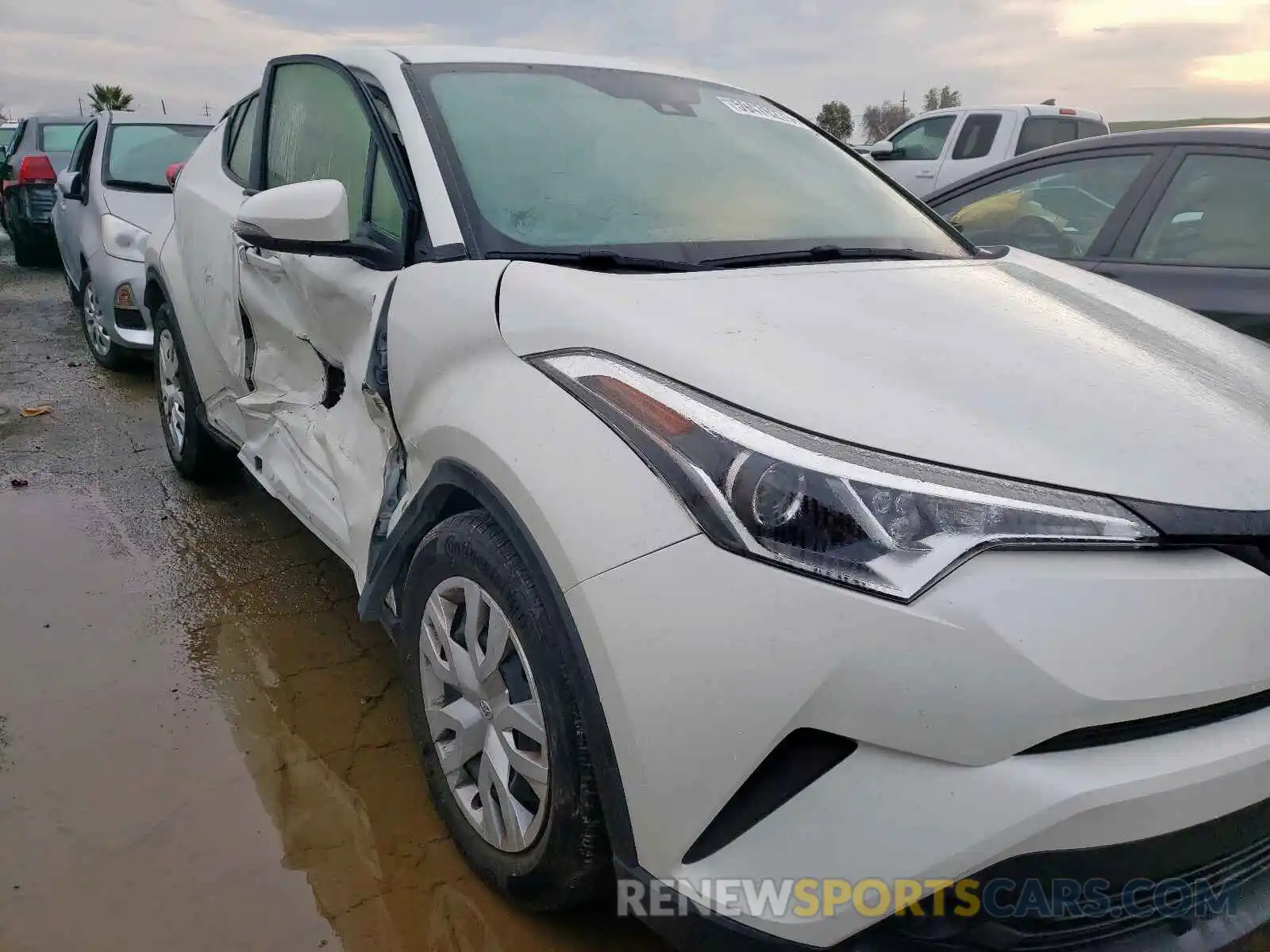 1 Photograph of a damaged car JTNKHMBX0K1020616 TOYOTA C-HR 2019