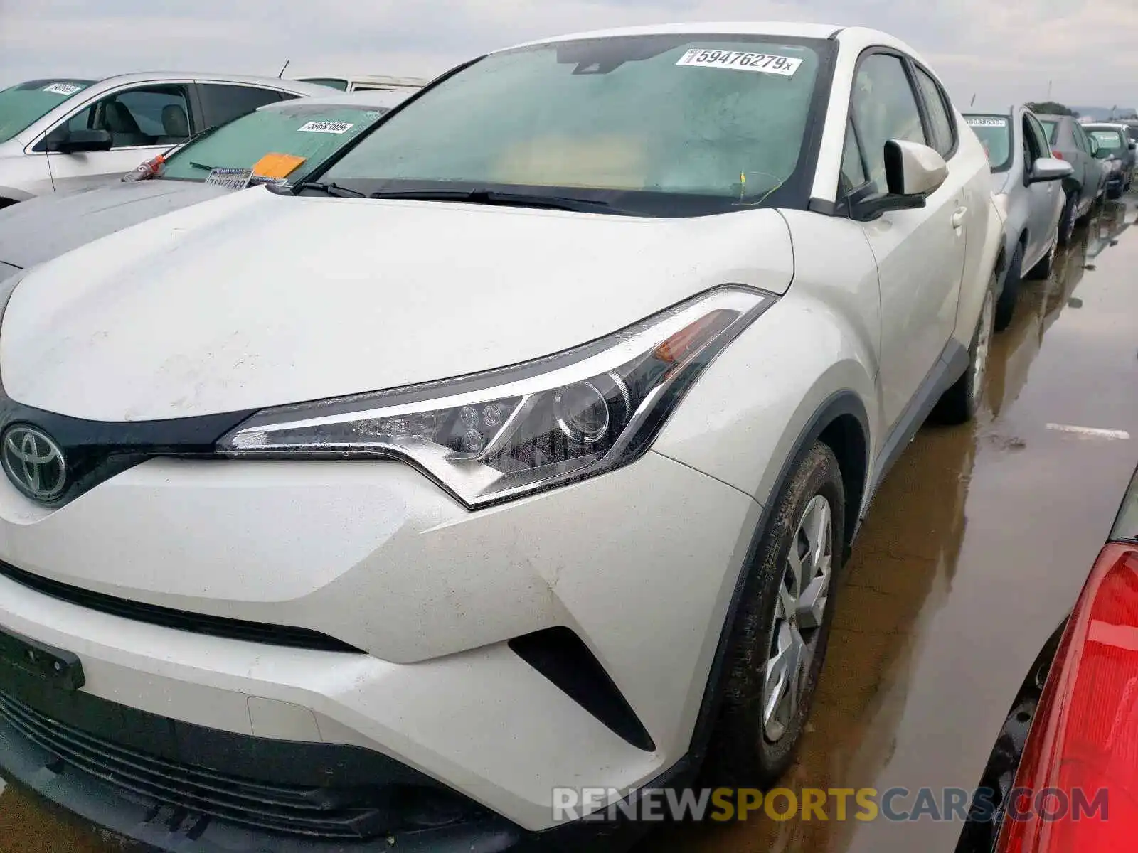 2 Photograph of a damaged car JTNKHMBX0K1020616 TOYOTA C-HR 2019