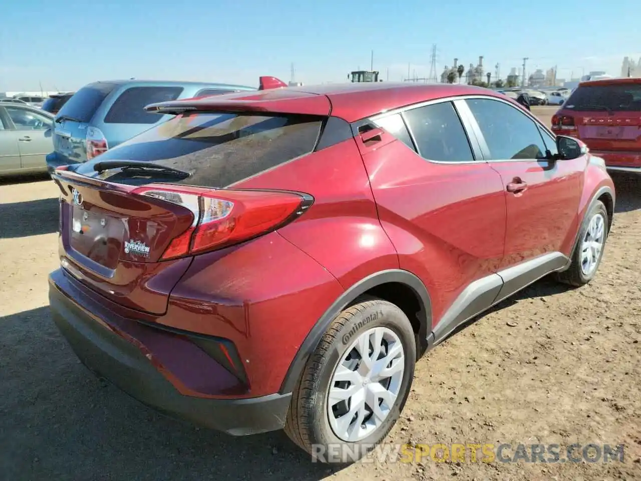 4 Фотография поврежденного автомобиля JTNKHMBX0K1022009 TOYOTA C-HR 2019