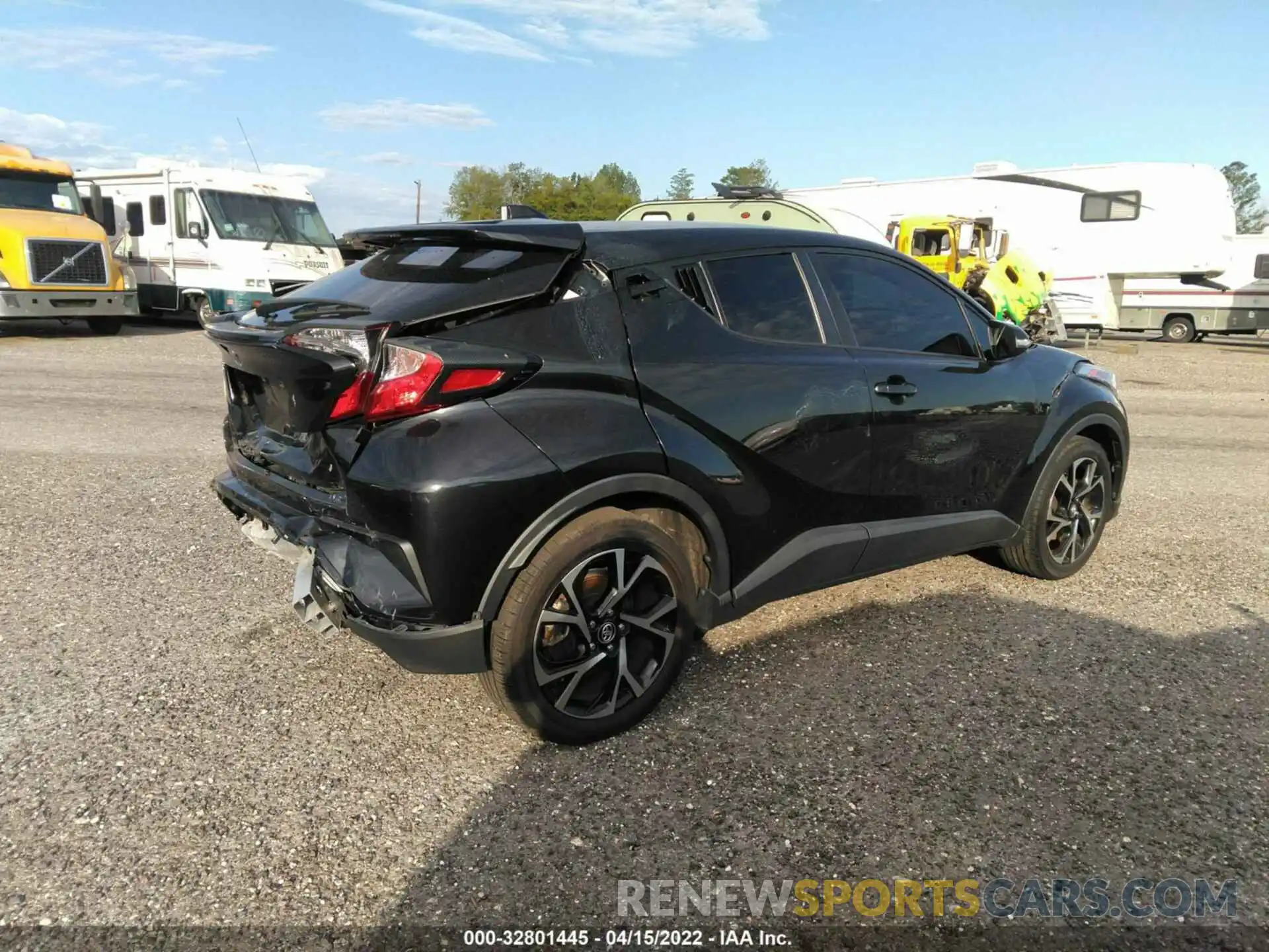 4 Фотография поврежденного автомобиля JTNKHMBX0K1022074 TOYOTA C-HR 2019