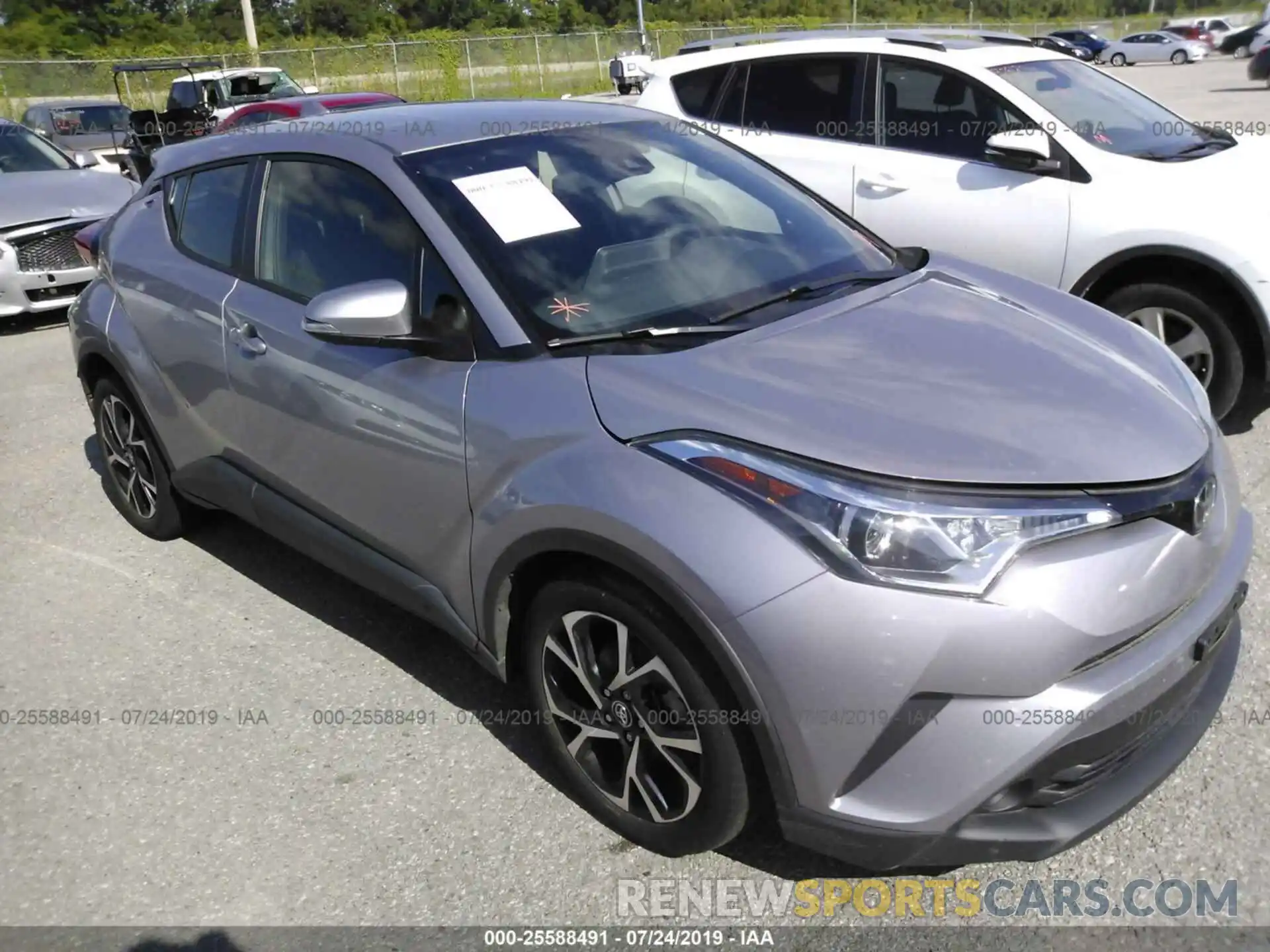 1 Photograph of a damaged car JTNKHMBX0K1022155 TOYOTA C-HR 2019