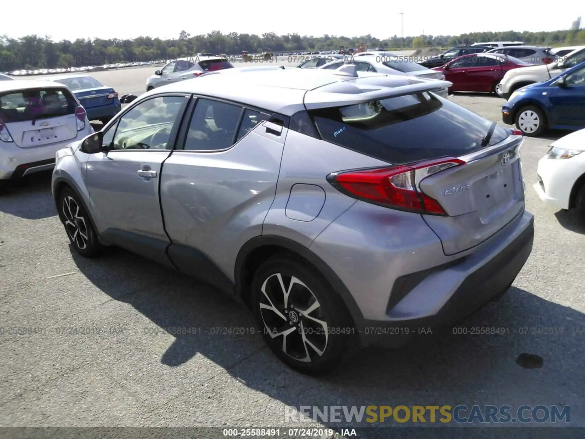 3 Photograph of a damaged car JTNKHMBX0K1022155 TOYOTA C-HR 2019