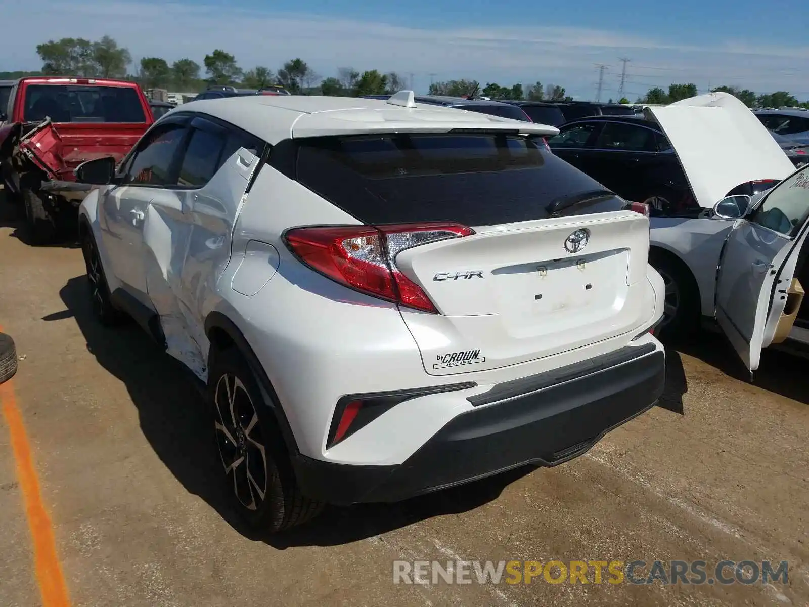 3 Photograph of a damaged car JTNKHMBX0K1022401 TOYOTA C-HR 2019