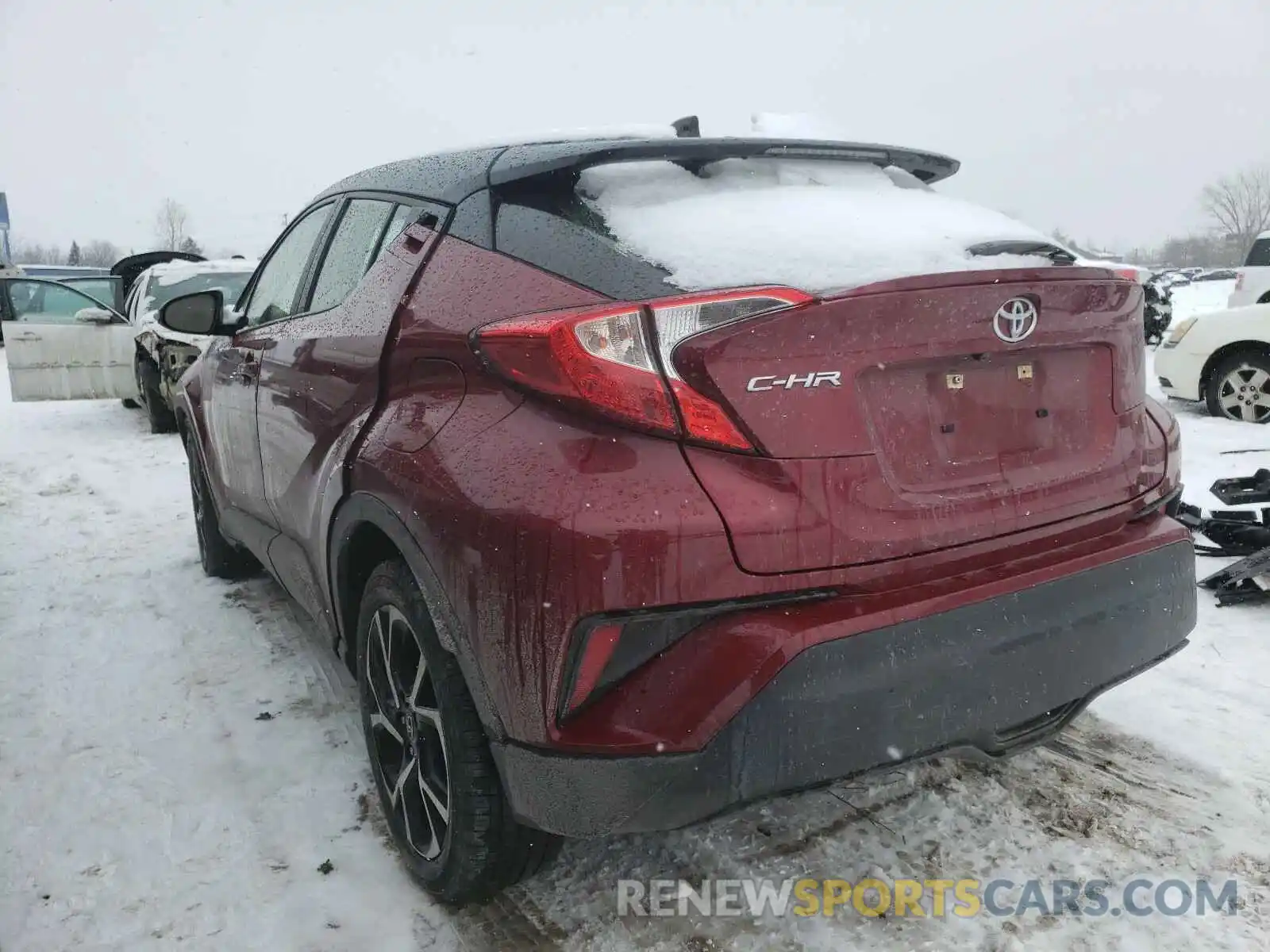 3 Photograph of a damaged car JTNKHMBX0K1022804 TOYOTA C-HR 2019