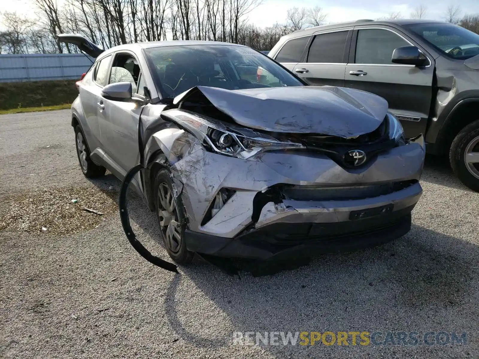 1 Photograph of a damaged car JTNKHMBX0K1023581 TOYOTA C-HR 2019