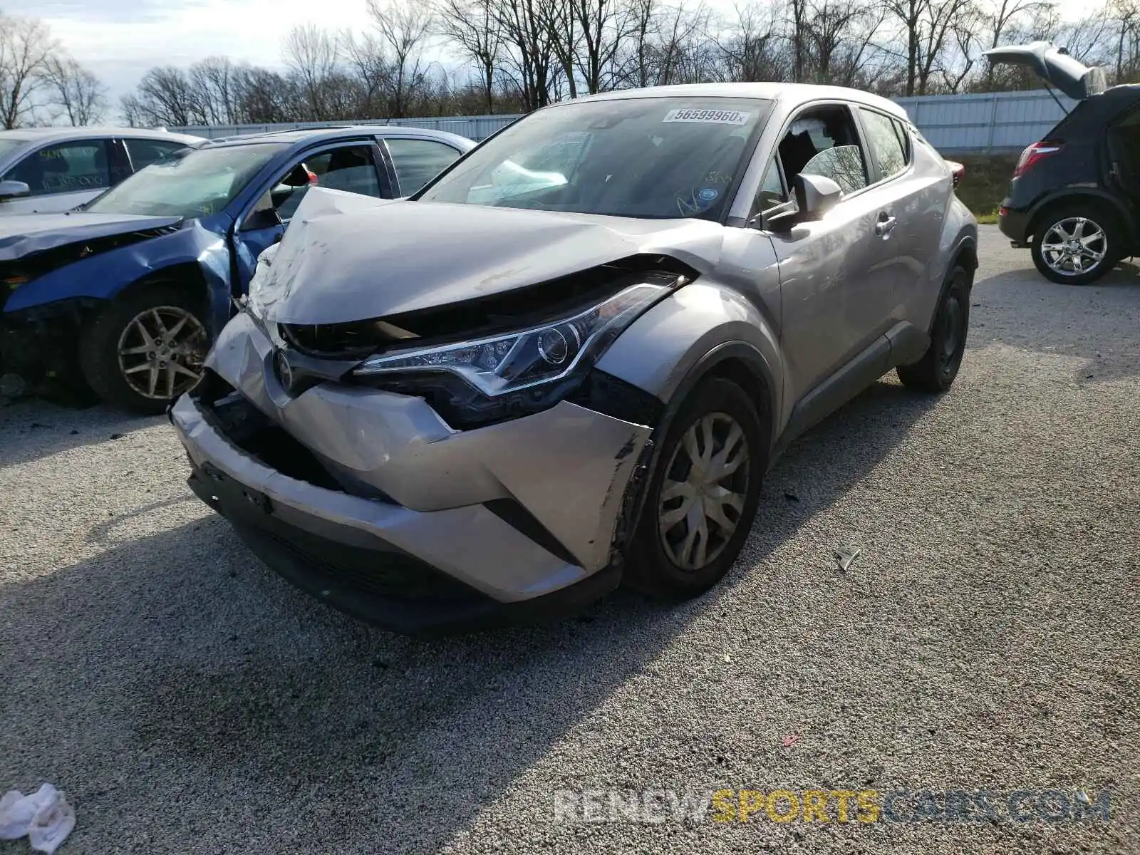 2 Photograph of a damaged car JTNKHMBX0K1023581 TOYOTA C-HR 2019