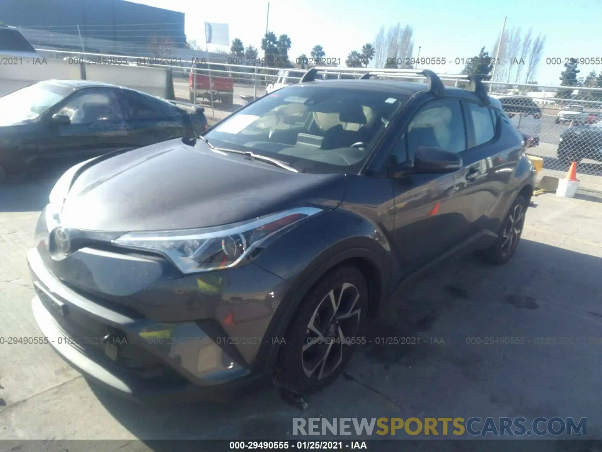 2 Фотография поврежденного автомобиля JTNKHMBX0K1024049 TOYOTA C-HR 2019