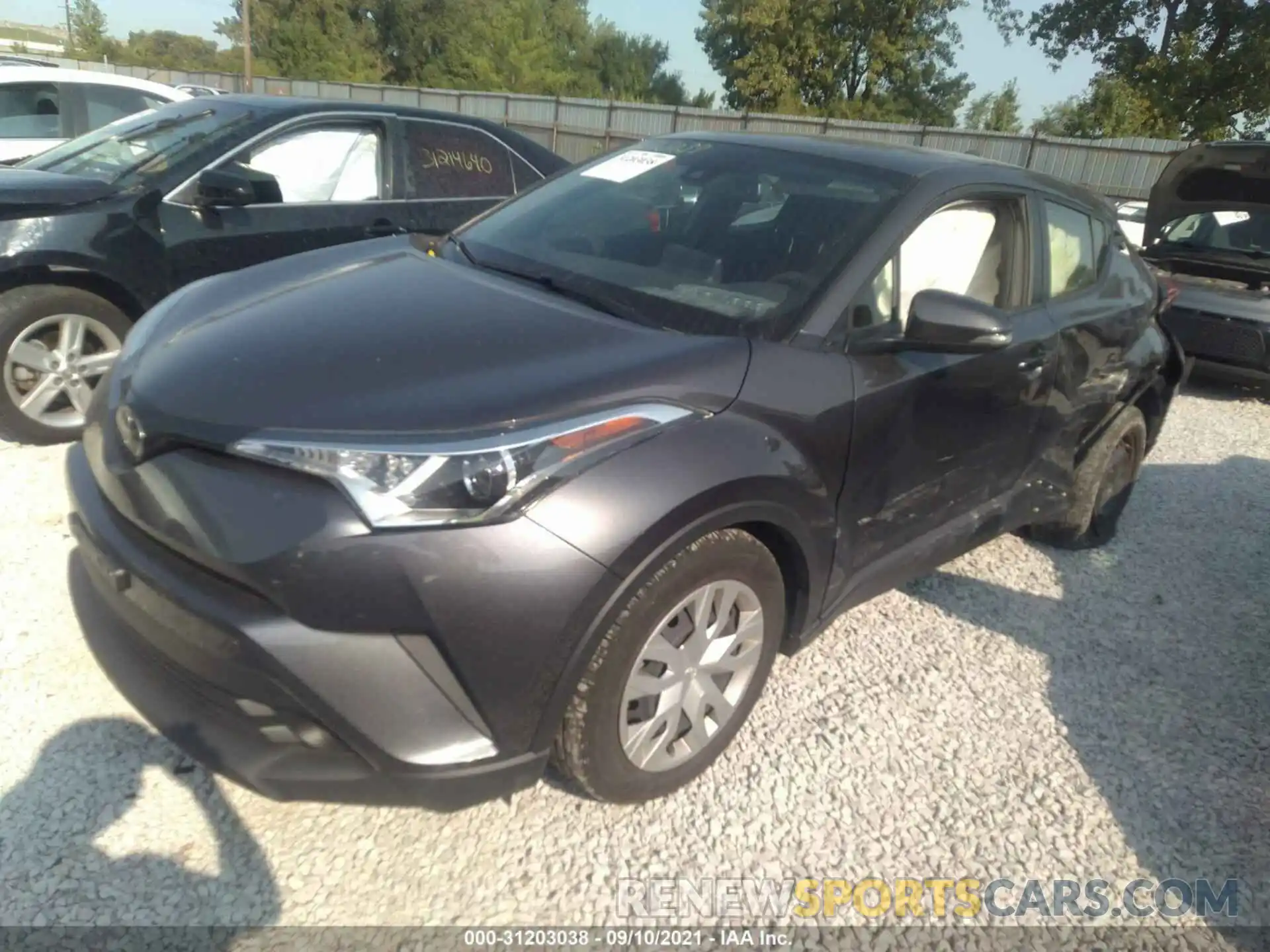 2 Photograph of a damaged car JTNKHMBX0K1024066 TOYOTA C-HR 2019