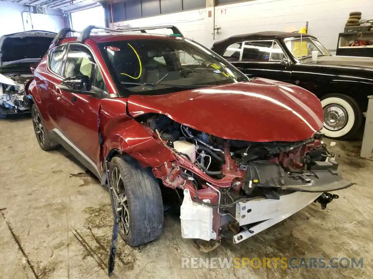 1 Photograph of a damaged car JTNKHMBX0K1024164 TOYOTA C-HR 2019