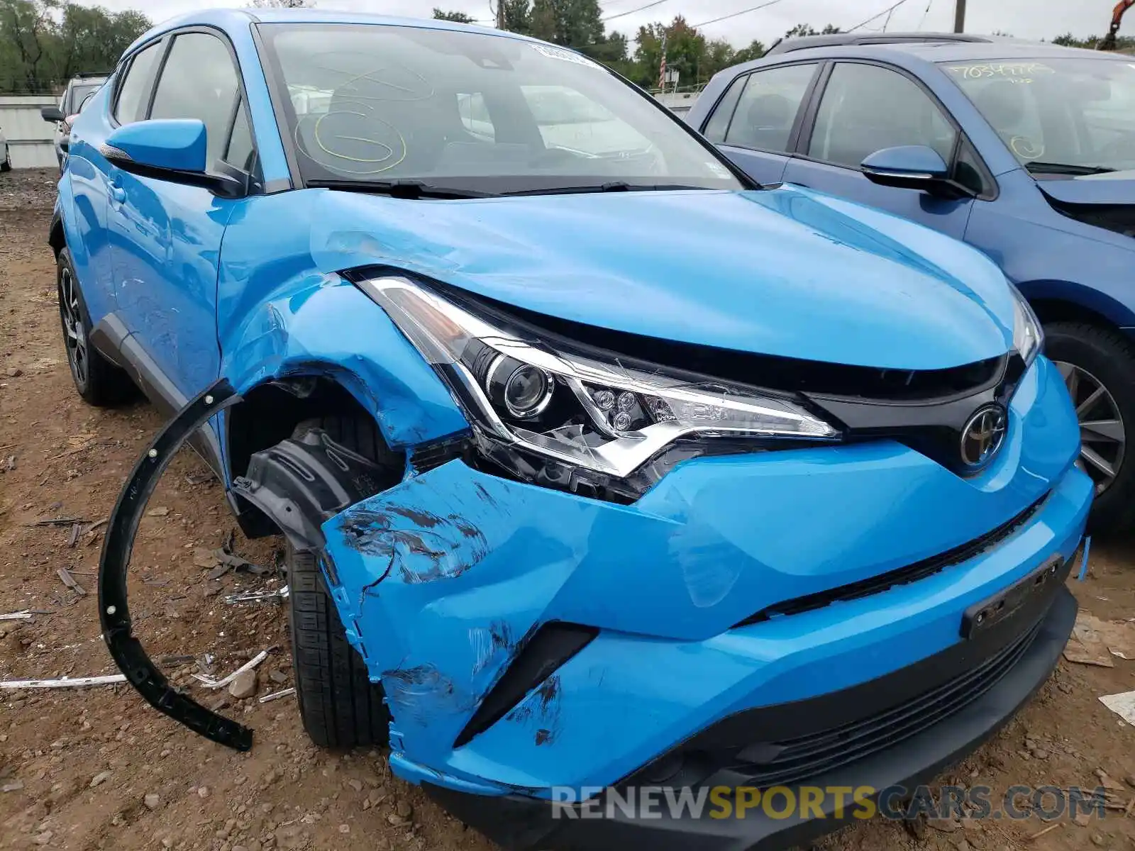 1 Photograph of a damaged car JTNKHMBX0K1026836 TOYOTA C-HR 2019