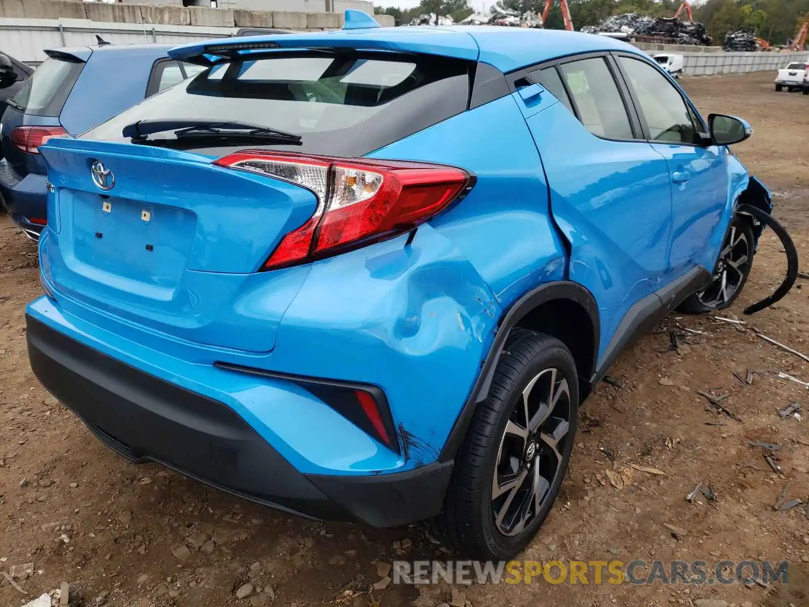 4 Photograph of a damaged car JTNKHMBX0K1026836 TOYOTA C-HR 2019