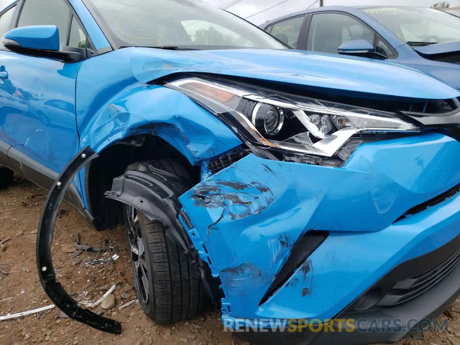 9 Photograph of a damaged car JTNKHMBX0K1026836 TOYOTA C-HR 2019