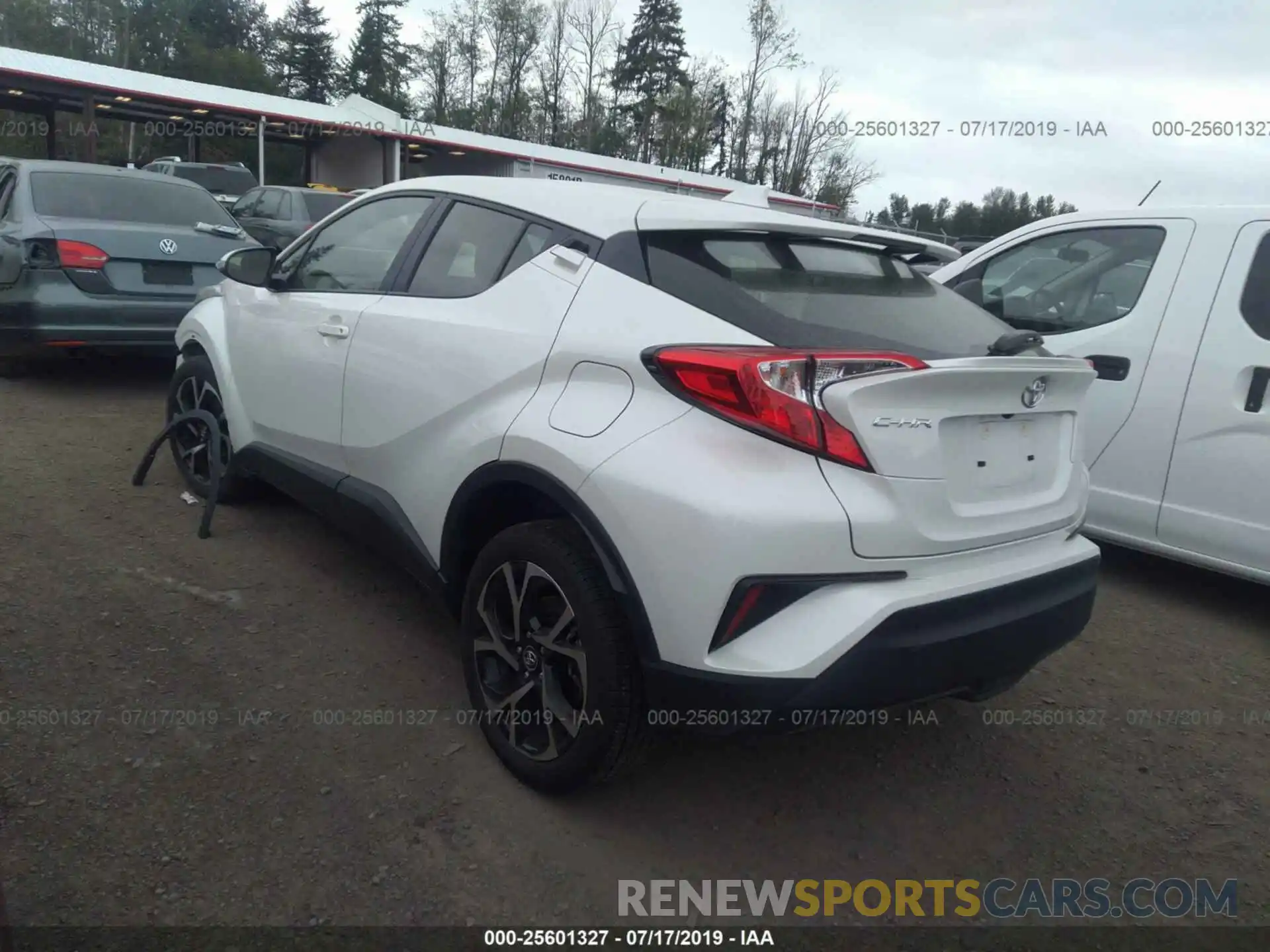 3 Photograph of a damaged car JTNKHMBX0K1026965 TOYOTA C-HR 2019