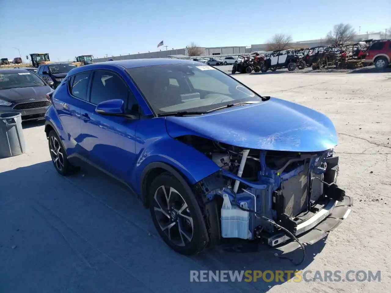 1 Photograph of a damaged car JTNKHMBX0K1027260 TOYOTA C-HR 2019