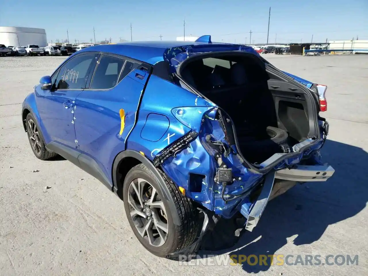 3 Photograph of a damaged car JTNKHMBX0K1027260 TOYOTA C-HR 2019