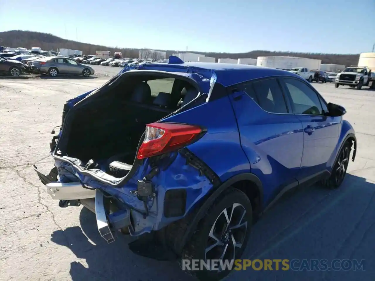 4 Photograph of a damaged car JTNKHMBX0K1027260 TOYOTA C-HR 2019