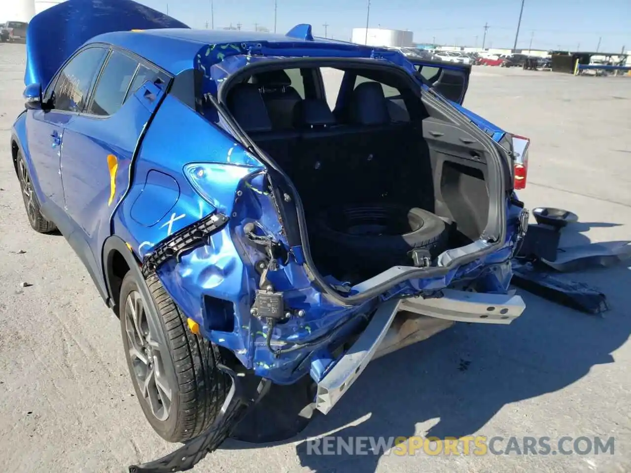 9 Photograph of a damaged car JTNKHMBX0K1027260 TOYOTA C-HR 2019