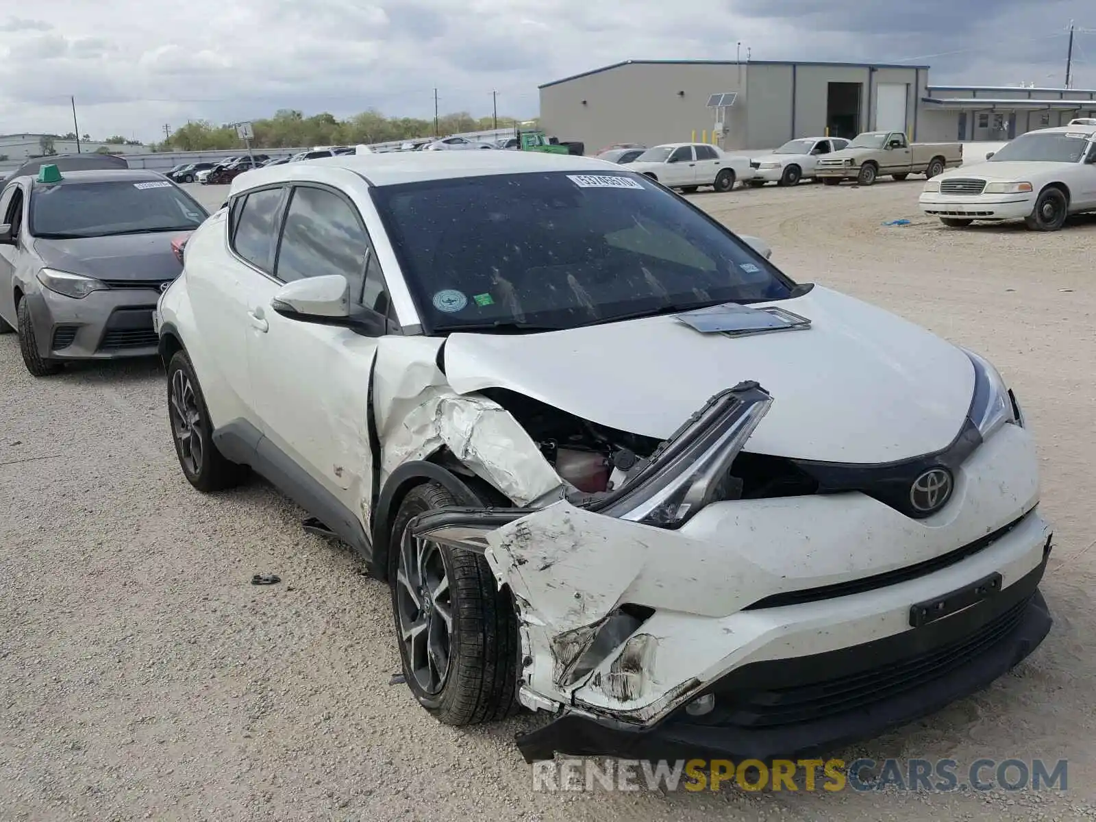 1 Photograph of a damaged car JTNKHMBX0K1027906 TOYOTA C-HR 2019