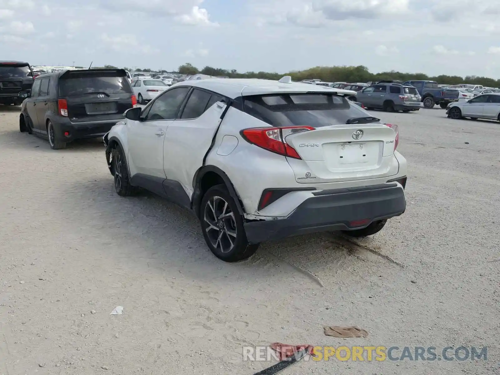 3 Photograph of a damaged car JTNKHMBX0K1027906 TOYOTA C-HR 2019