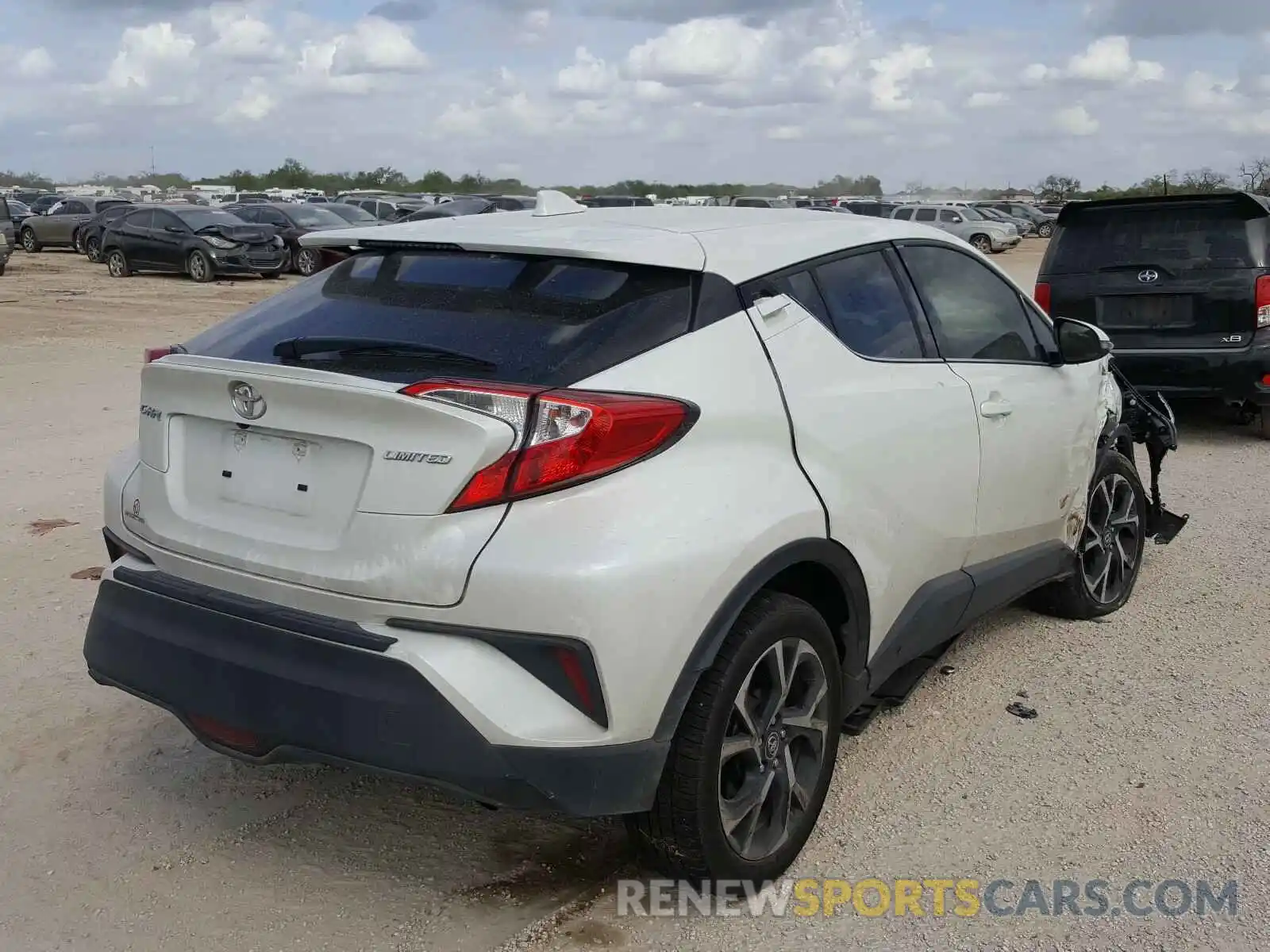 4 Photograph of a damaged car JTNKHMBX0K1027906 TOYOTA C-HR 2019