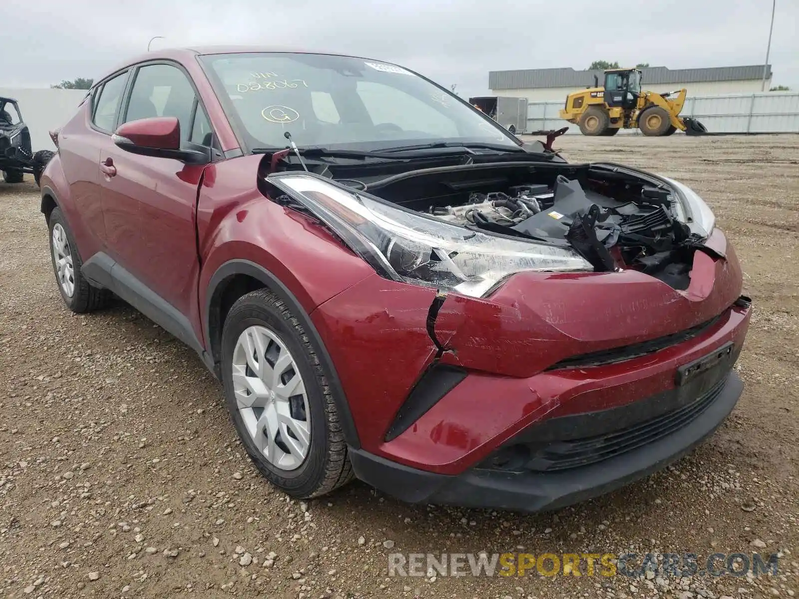 1 Photograph of a damaged car JTNKHMBX0K1028067 TOYOTA C-HR 2019