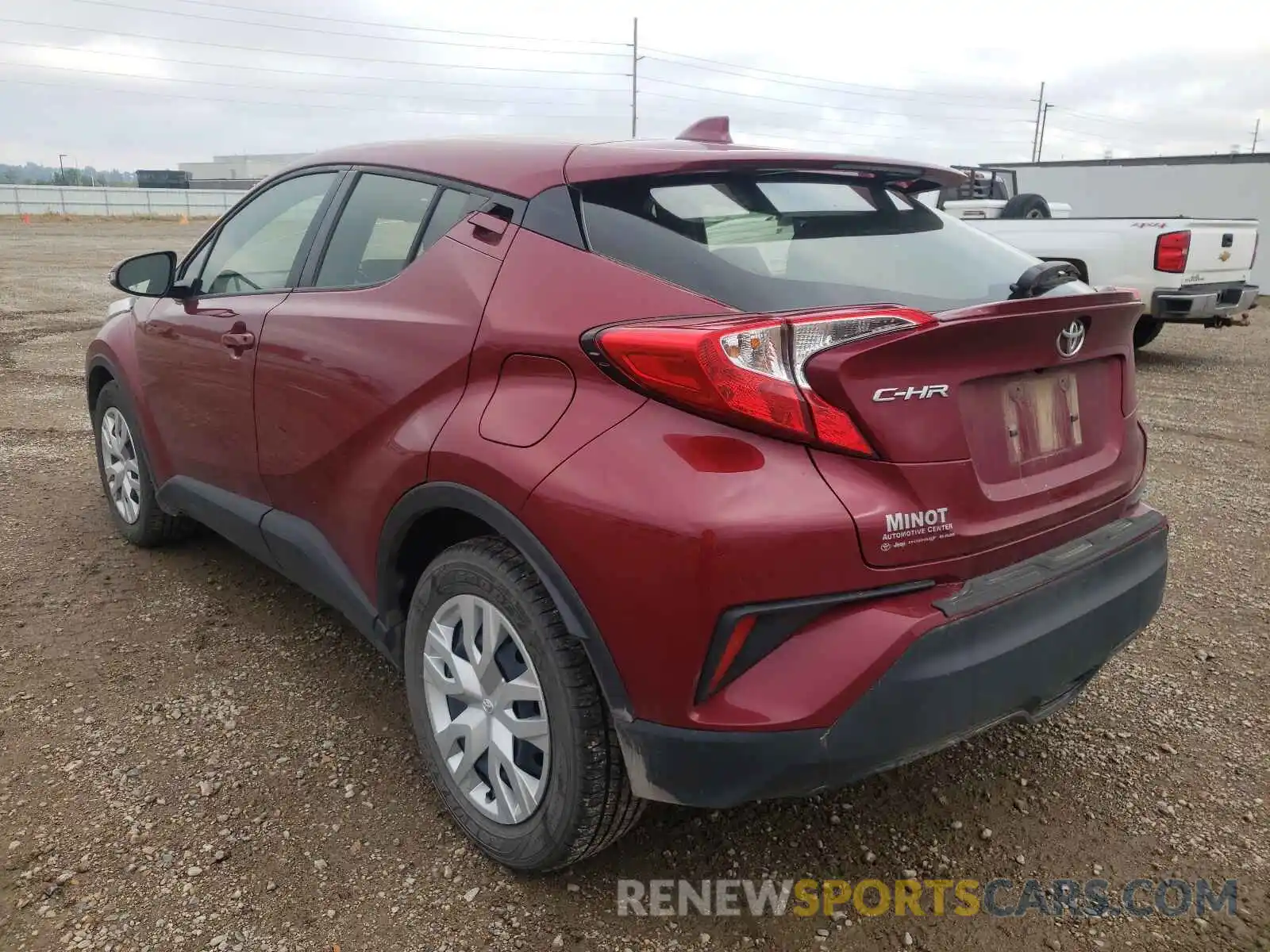 3 Photograph of a damaged car JTNKHMBX0K1028067 TOYOTA C-HR 2019