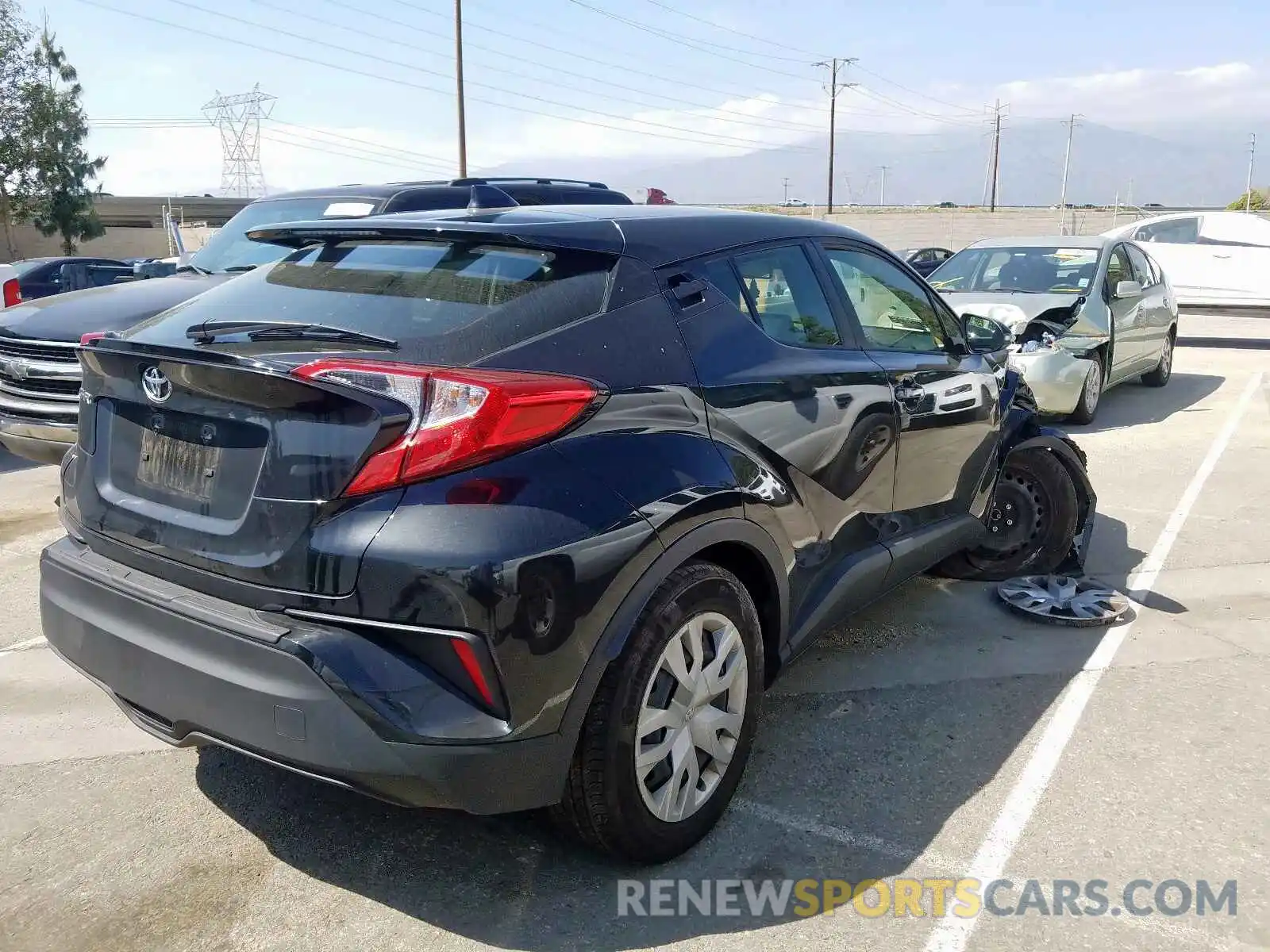 4 Photograph of a damaged car JTNKHMBX0K1028327 TOYOTA C-HR 2019