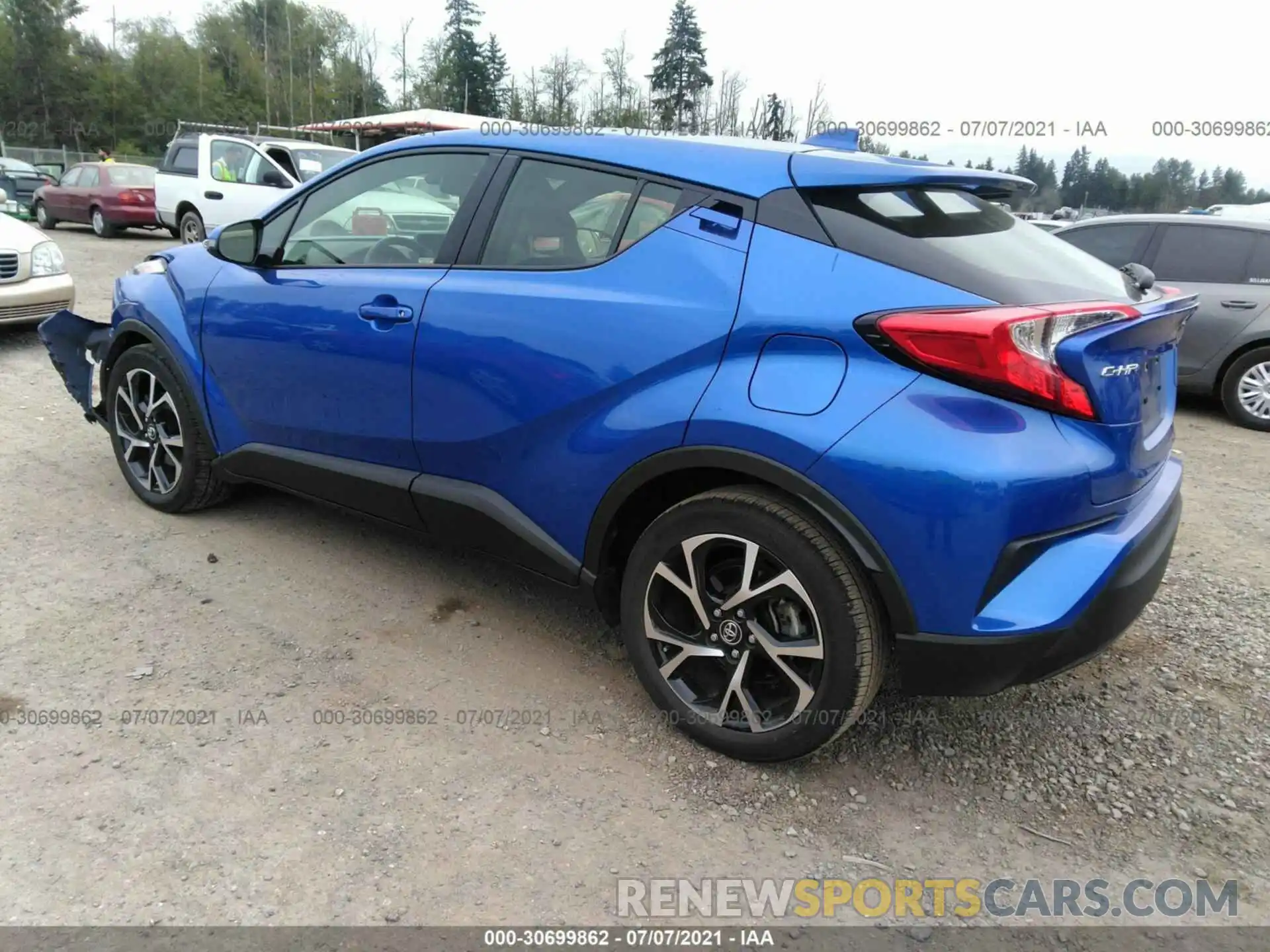 3 Photograph of a damaged car JTNKHMBX0K1029655 TOYOTA C-HR 2019