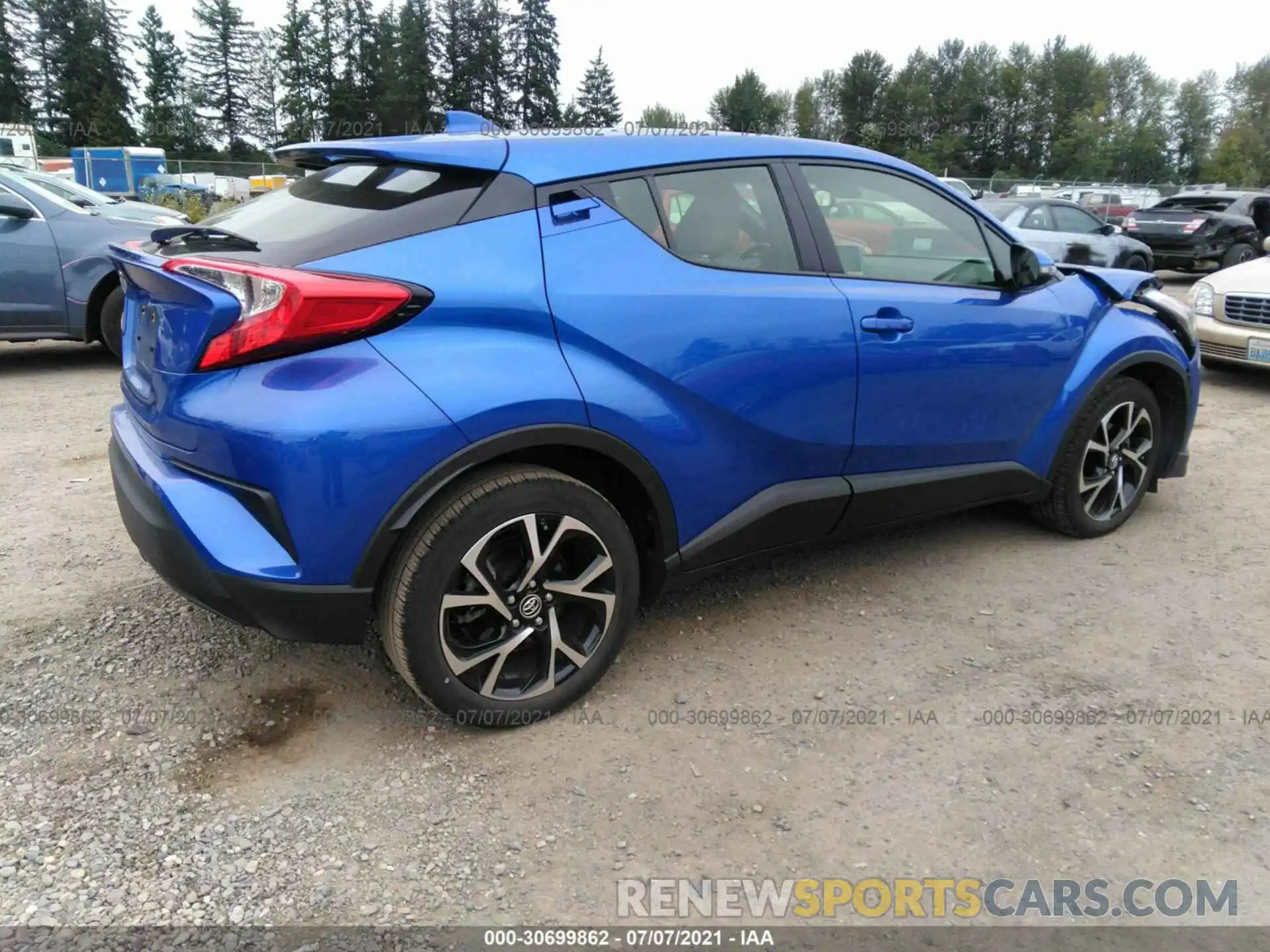 4 Photograph of a damaged car JTNKHMBX0K1029655 TOYOTA C-HR 2019