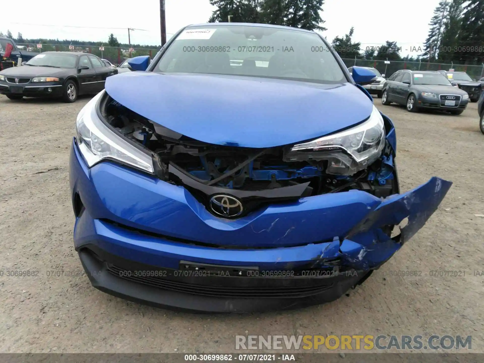 6 Photograph of a damaged car JTNKHMBX0K1029655 TOYOTA C-HR 2019