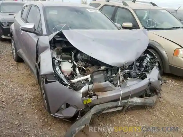 1 Photograph of a damaged car JTNKHMBX0K1029820 TOYOTA C-HR 2019