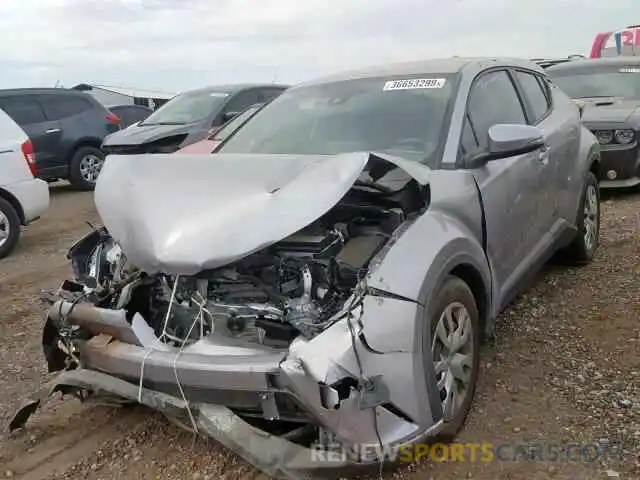 2 Photograph of a damaged car JTNKHMBX0K1029820 TOYOTA C-HR 2019