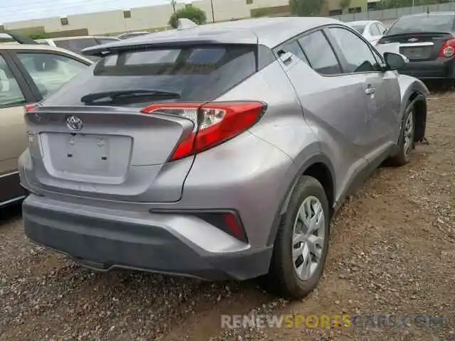 4 Photograph of a damaged car JTNKHMBX0K1029820 TOYOTA C-HR 2019