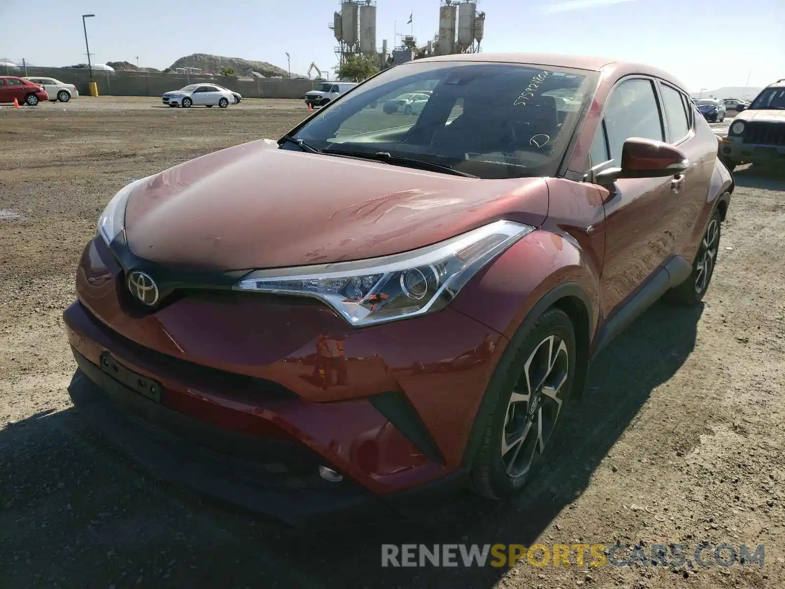 2 Photograph of a damaged car JTNKHMBX0K1030028 TOYOTA C-HR 2019