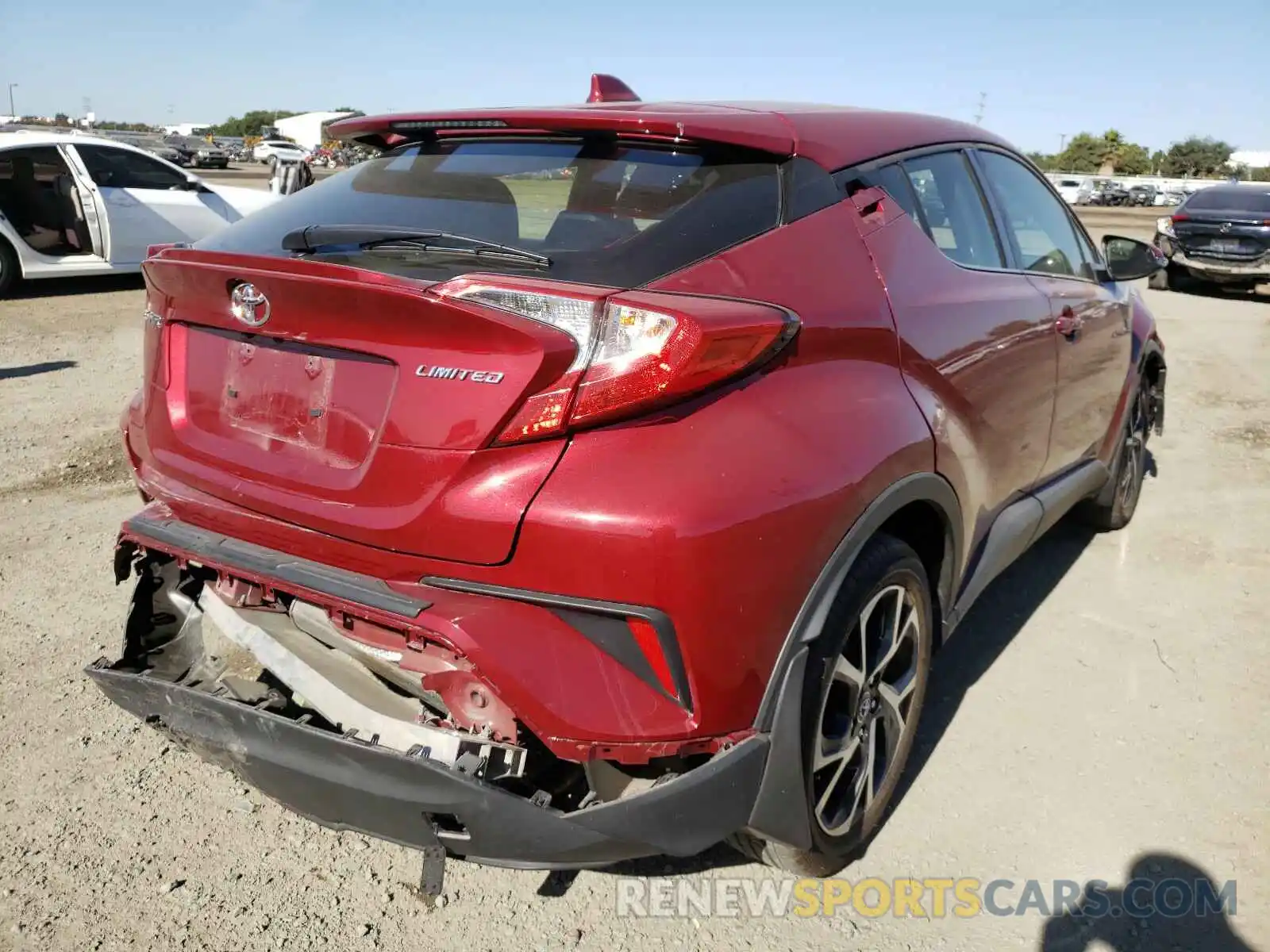 4 Photograph of a damaged car JTNKHMBX0K1030028 TOYOTA C-HR 2019