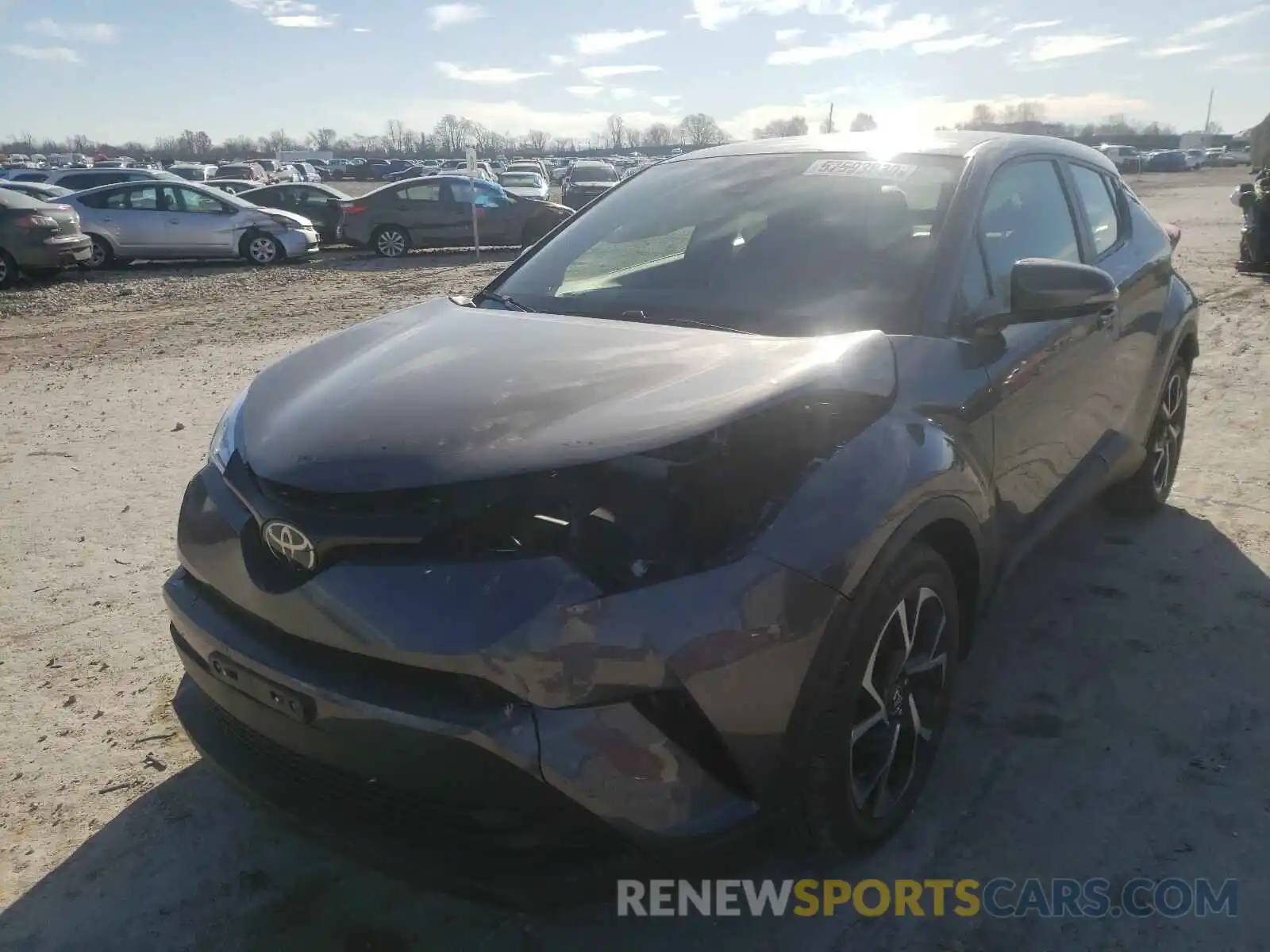 2 Photograph of a damaged car JTNKHMBX0K1030482 TOYOTA C-HR 2019