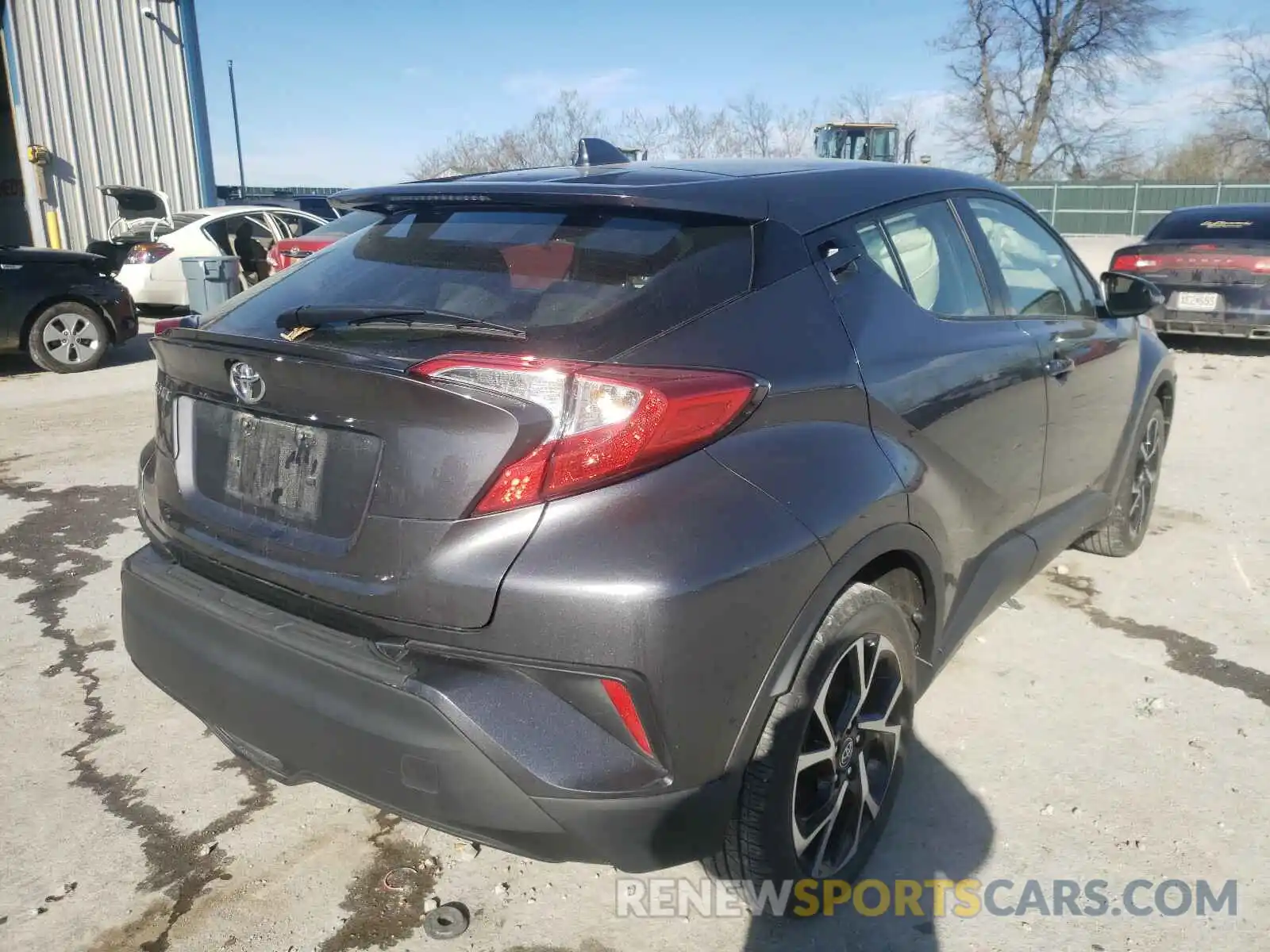 4 Photograph of a damaged car JTNKHMBX0K1030482 TOYOTA C-HR 2019