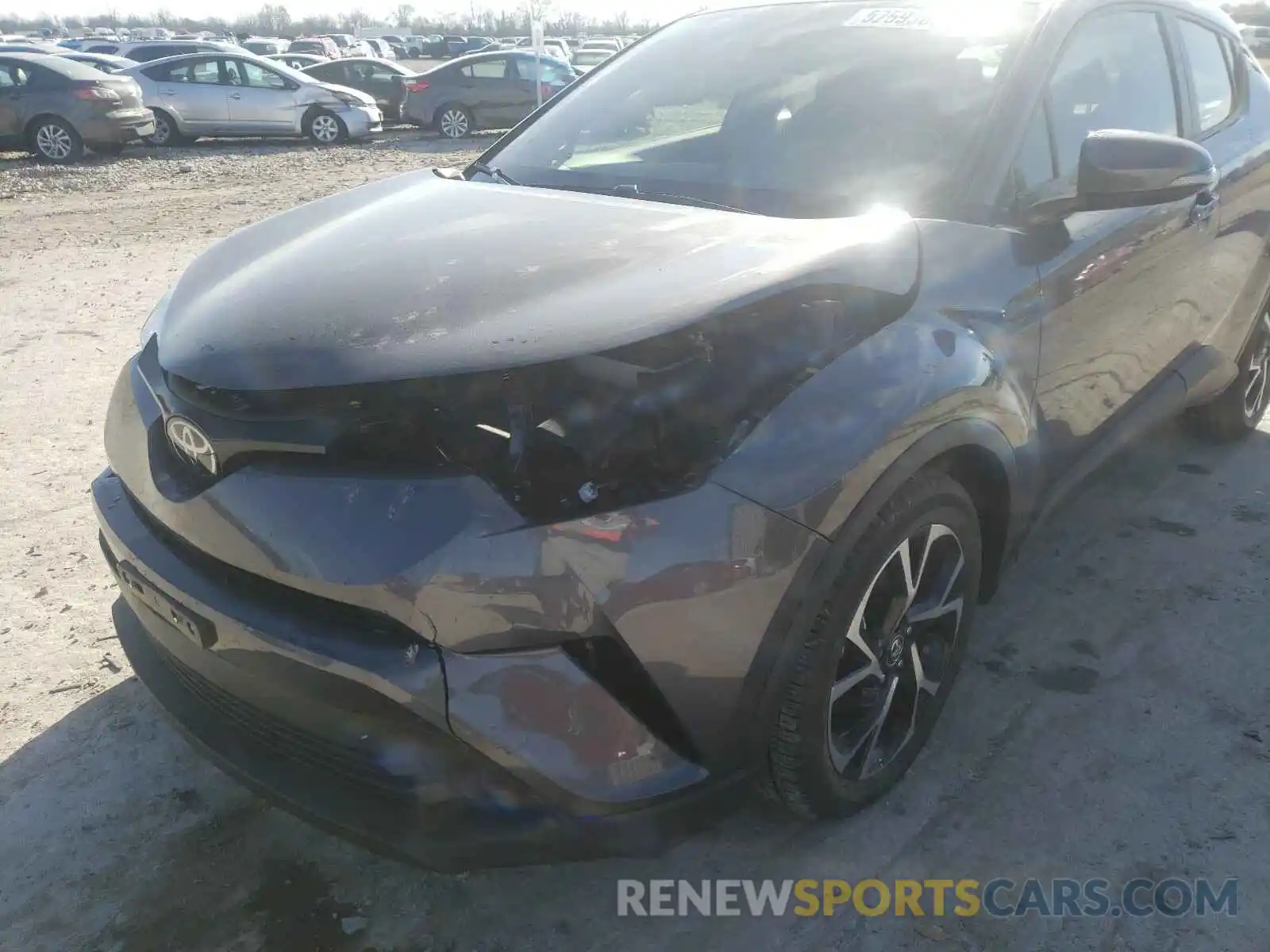 9 Photograph of a damaged car JTNKHMBX0K1030482 TOYOTA C-HR 2019