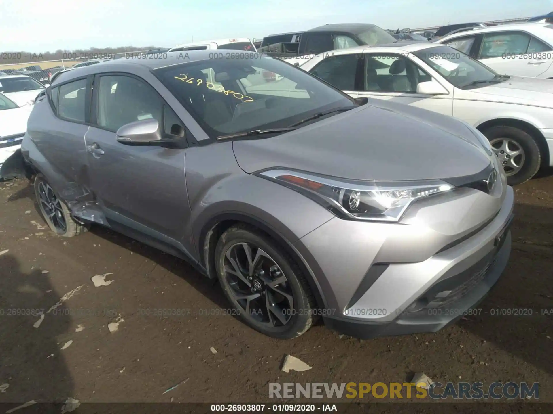 1 Photograph of a damaged car JTNKHMBX0K1031180 TOYOTA C-HR 2019