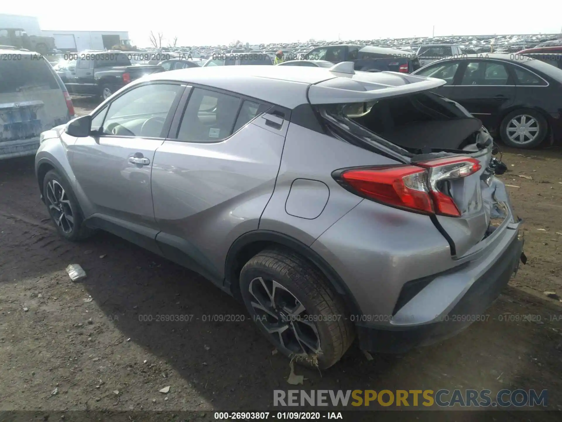 3 Photograph of a damaged car JTNKHMBX0K1031180 TOYOTA C-HR 2019