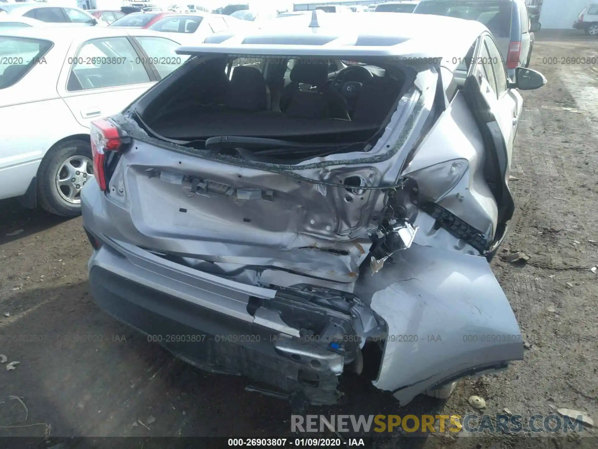 6 Photograph of a damaged car JTNKHMBX0K1031180 TOYOTA C-HR 2019