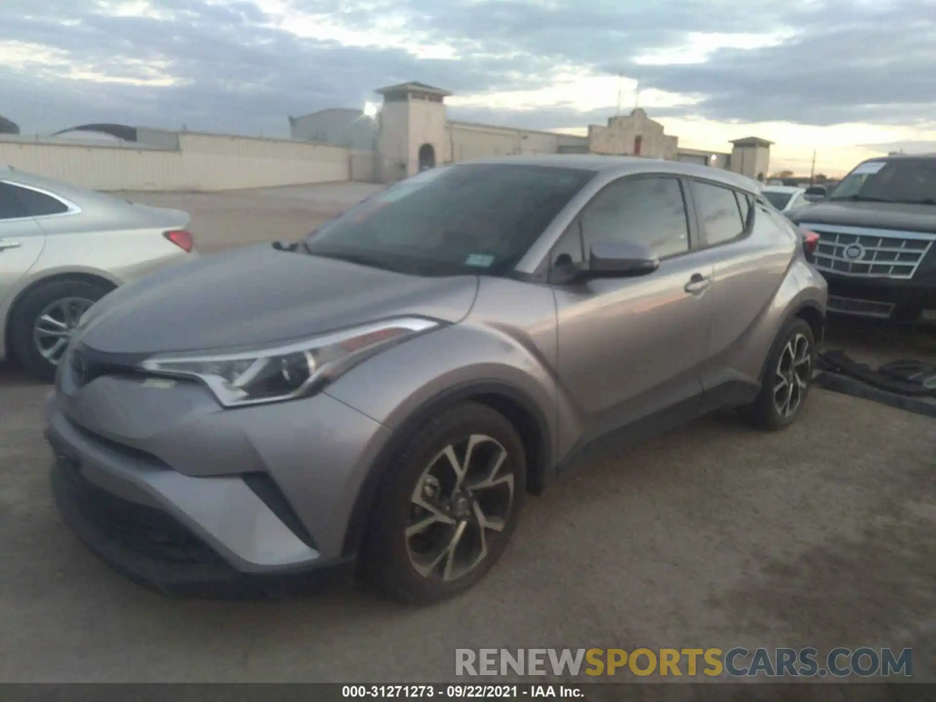 2 Photograph of a damaged car JTNKHMBX0K1031468 TOYOTA C-HR 2019