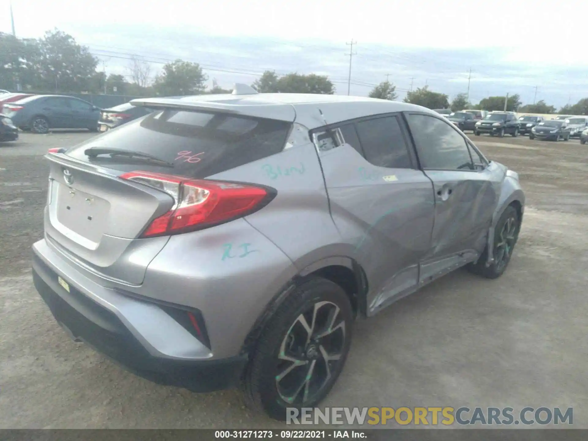 4 Photograph of a damaged car JTNKHMBX0K1031468 TOYOTA C-HR 2019