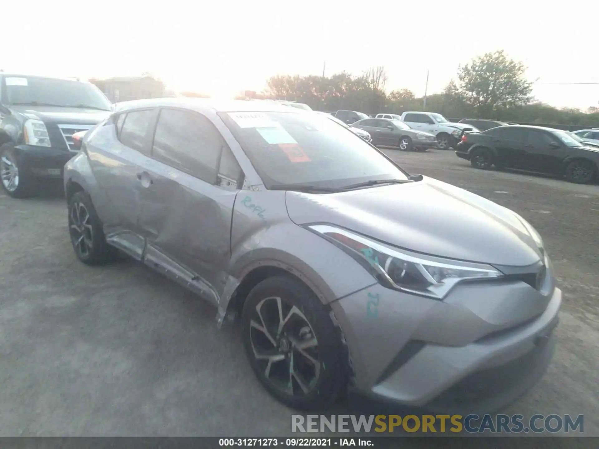 6 Photograph of a damaged car JTNKHMBX0K1031468 TOYOTA C-HR 2019