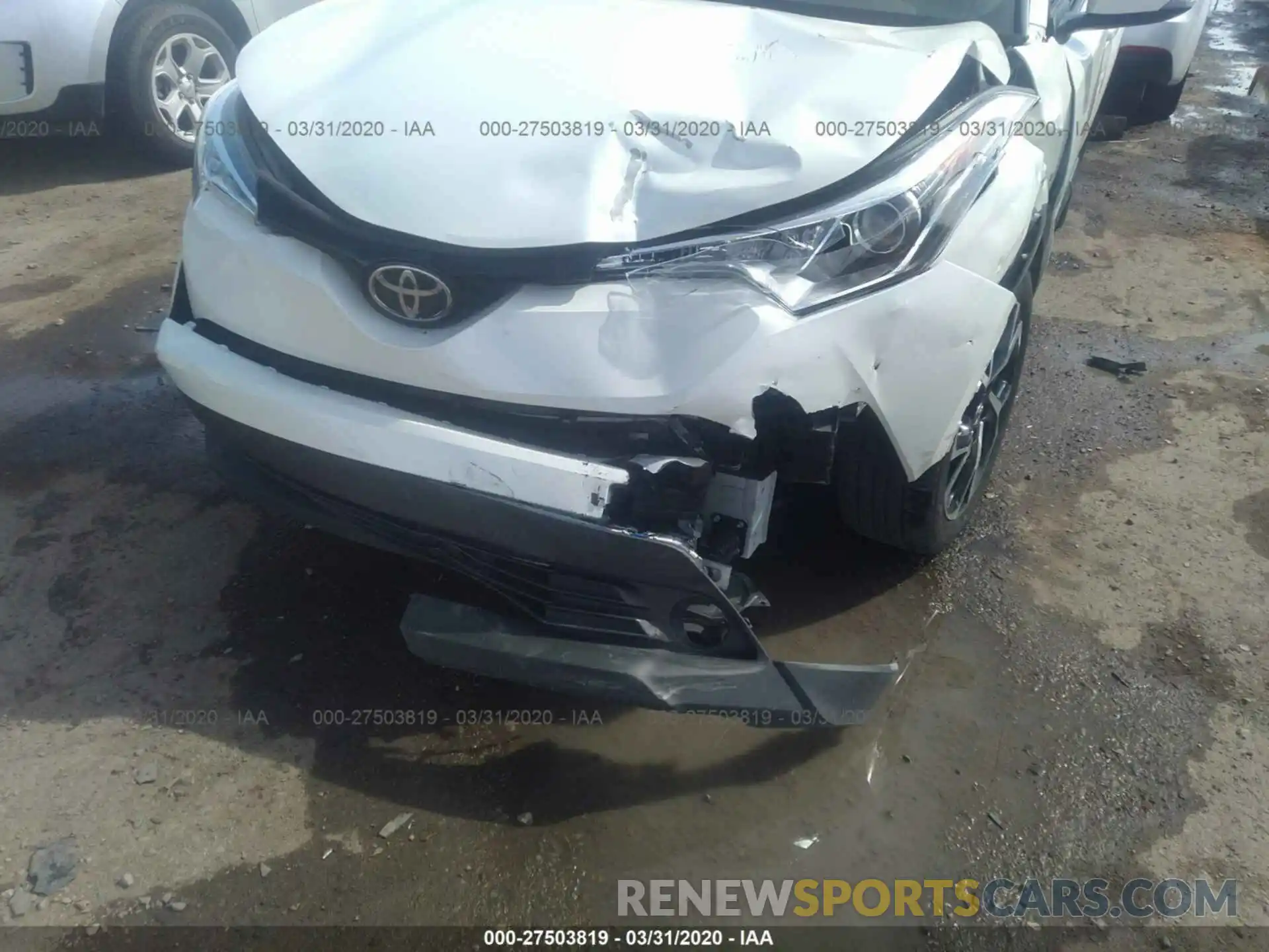 6 Photograph of a damaged car JTNKHMBX0K1033396 TOYOTA C-HR 2019