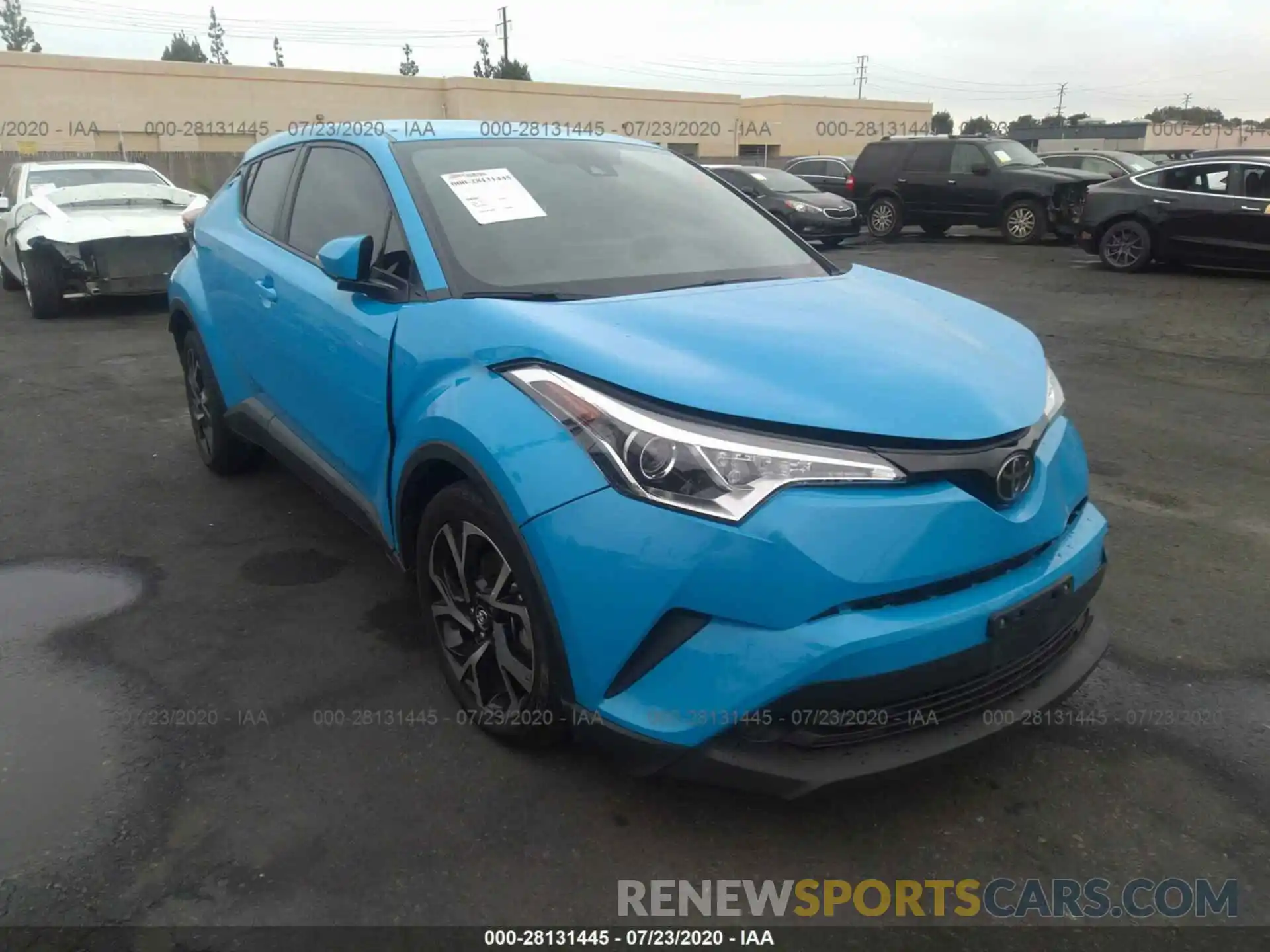 1 Photograph of a damaged car JTNKHMBX0K1034788 TOYOTA C-HR 2019